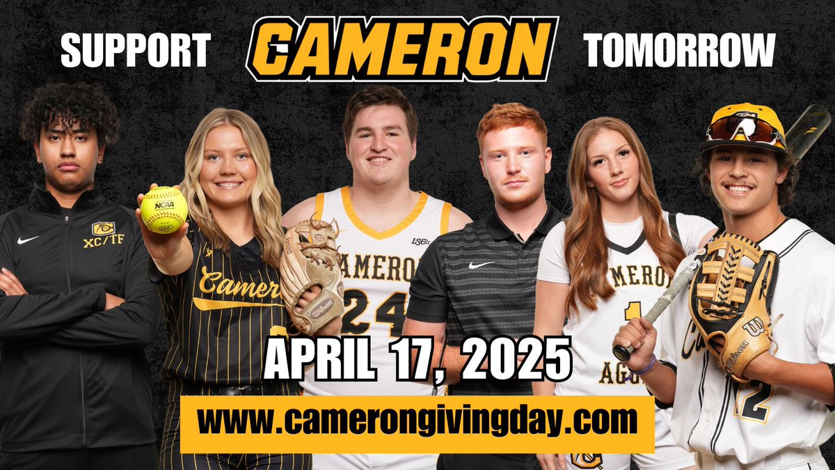 We need your help!! Cameron Giving day is tomorrow, help us reach our goals and make the Aggie experience better for our athletes! If donating today is easier, the link is now live! #BackTheAxe ⛏️⛏️⛏️ 

camerongivingday.com/campaigns/base…