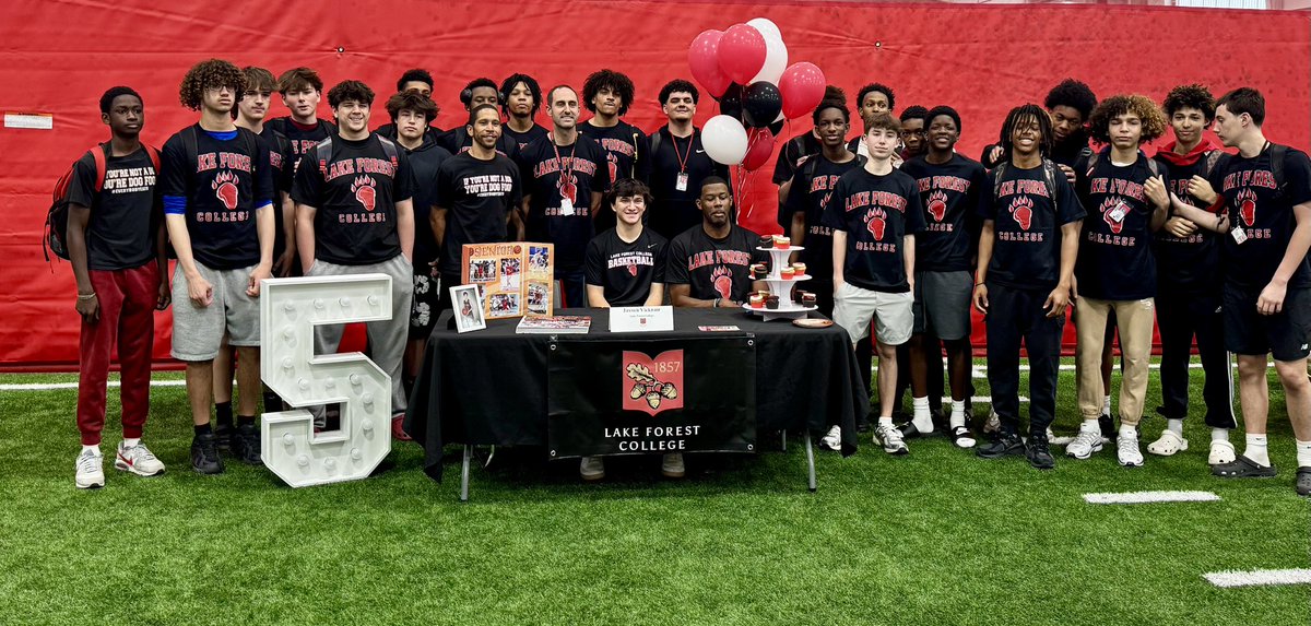 Huge Shoutout to <a href="/jaxsonvicknair/">jaxson vicknair</a> for signing his Letter of Intent to Lake Forrest College!

We’re extremely proud of you and excited for what the future holds! 

#legacy #family

<a href="/lfcbasketball/">Lake Forest College MBB</a>