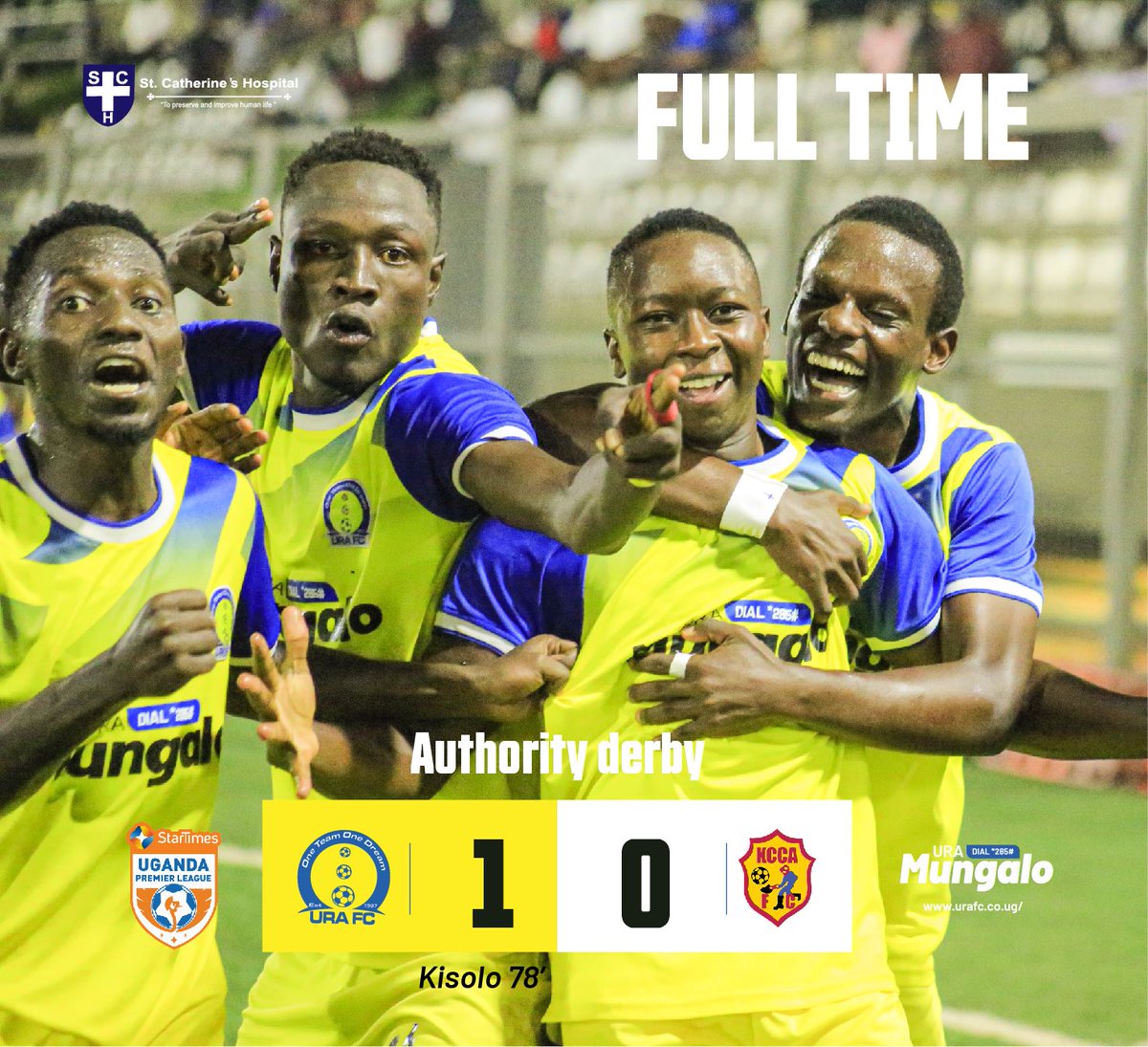 #SUPL: Big victory at home to continue with our fine run💪

#URAFC | #OneTeamOneDream | #StartimesUPL | #URAKCCA