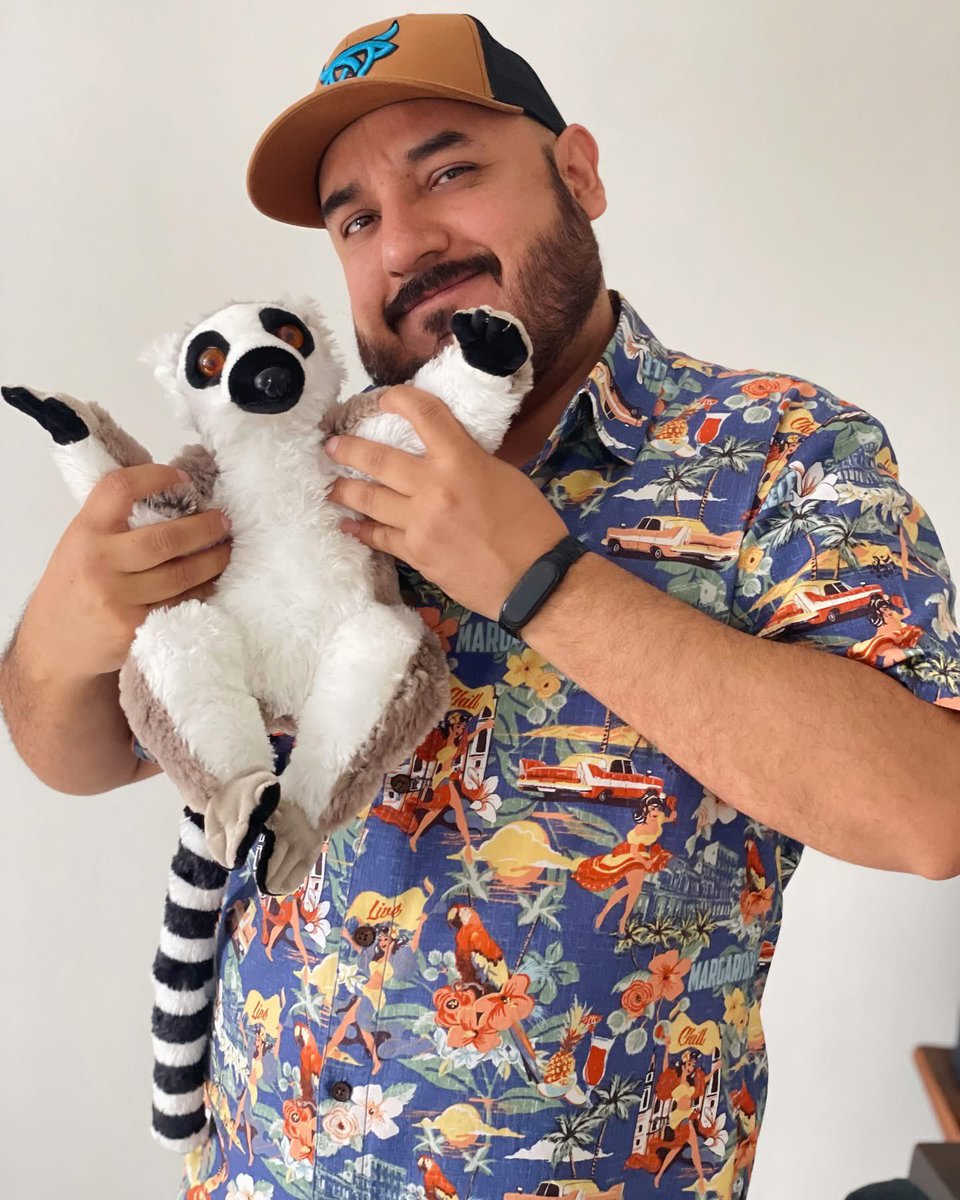 SocioRockstar's tweet photo. Llegó mi último (creo) regalo de cumpleaños! Mil gracias @imrulink lo amé! 😍😘🧔🏻‍♂️❤️🐒 #Lemur #ReyJulien #Madagascar #Zaboomafoo #Zoboomafoo #Beardmen #CubBear #Gordito #DadBod #PapiOso #BearFans #BigBoyLover #DaddyBear #ChubBaldAndAwesome #Oso #Bear #ImNotAbearNotYetAwomen https://t.co/Ae7jEf6FWv