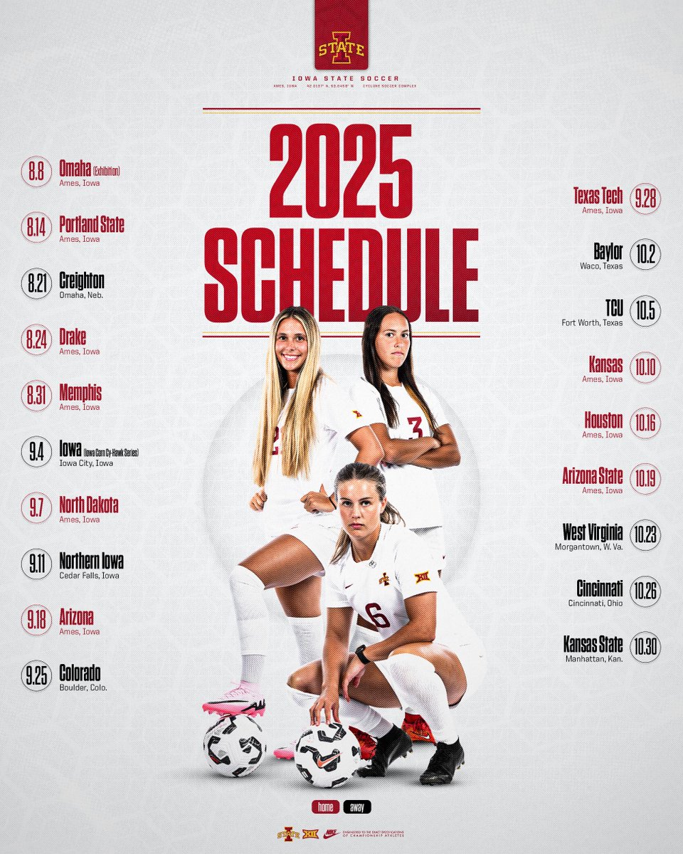 2025 Schedule Just Dropped‼️

📰: bit.ly/3RnpI1I

🌪️⚽️🌪️ | <a href="/Big12Conference/">Big 12 Conference</a>