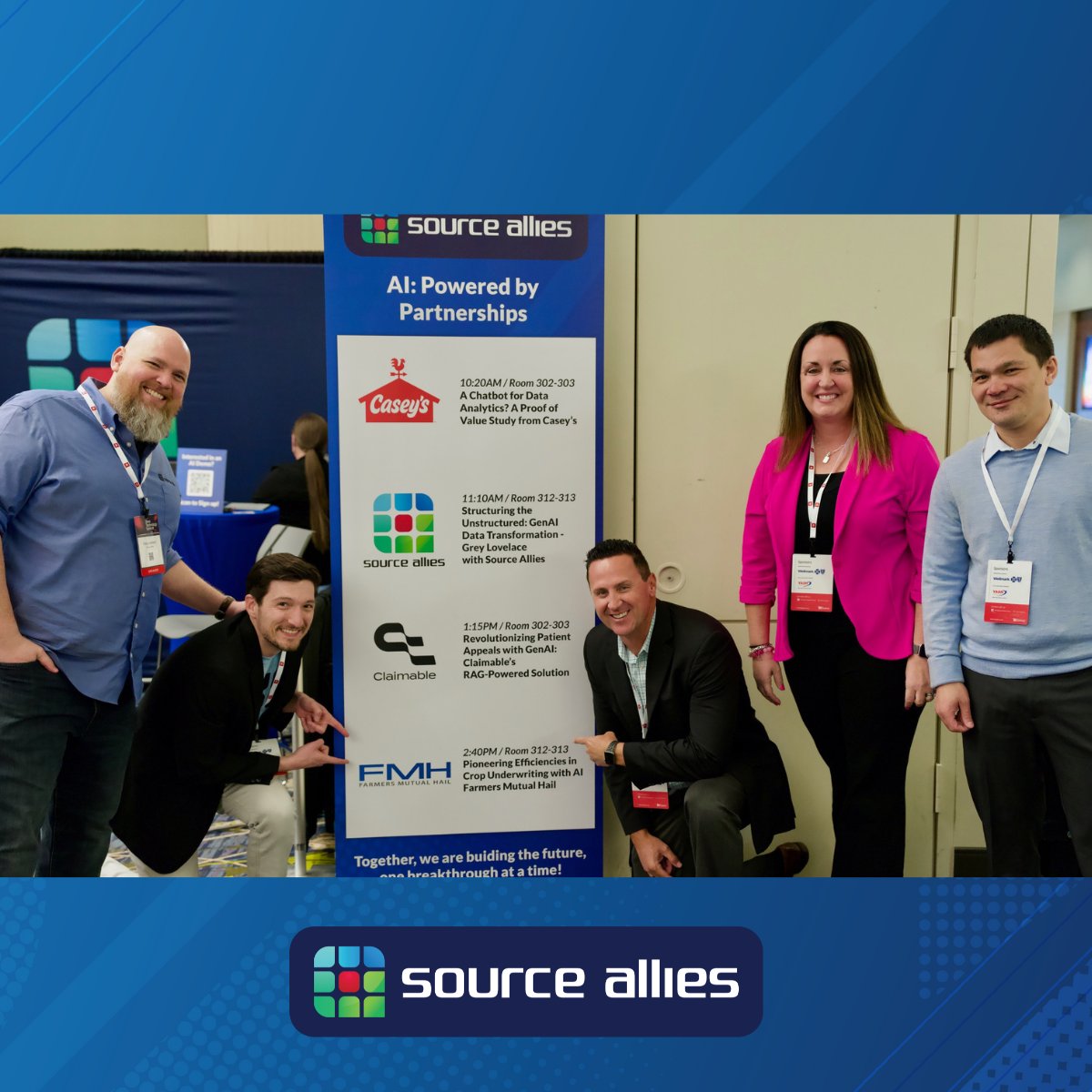 SourceAllies's tweet image. Huge THANKS to #TAI for making #Iowatechnologysummit2025 a success!  It was such a wonderful opportunity for Source Allies to speak, showcase collaborative Generative AI projects, &amp;amp; network w/ our tech community, which is second to none.  Truly a great event to #UniteIowaTech !