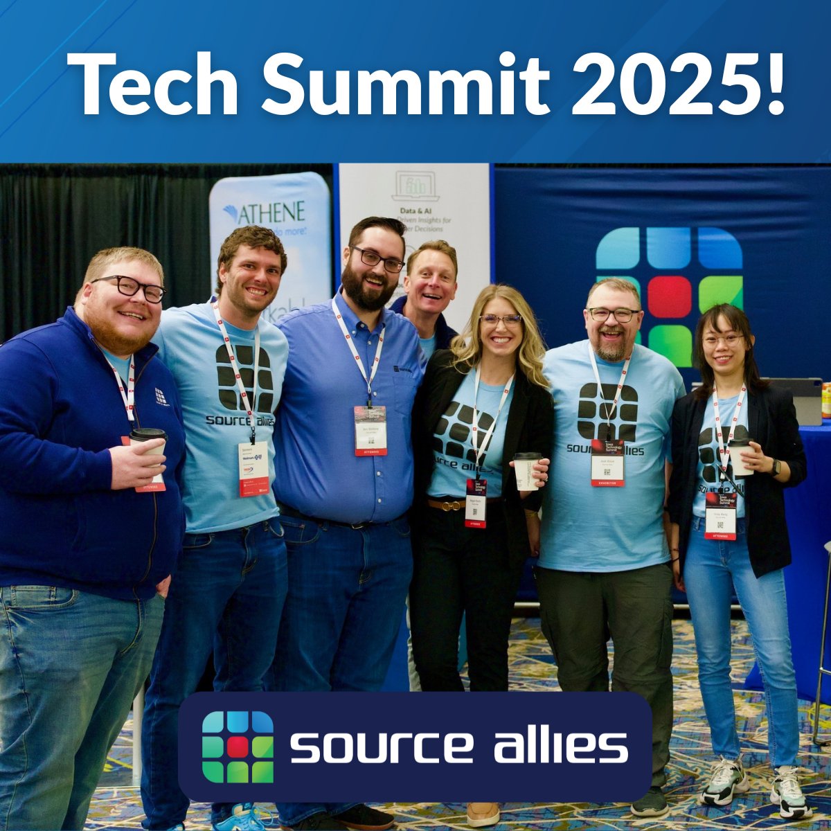 SourceAllies's tweet image. Huge THANKS to #TAI for making #Iowatechnologysummit2025 a success!  It was such a wonderful opportunity for Source Allies to speak, showcase collaborative Generative AI projects, &amp;amp; network w/ our tech community, which is second to none.  Truly a great event to #UniteIowaTech !