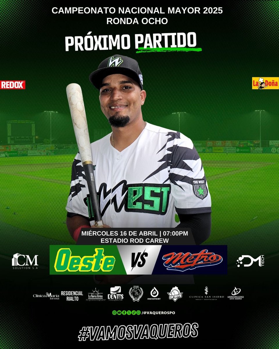 Partido para hoy !! 🟡🟢

#VamosVaqueros