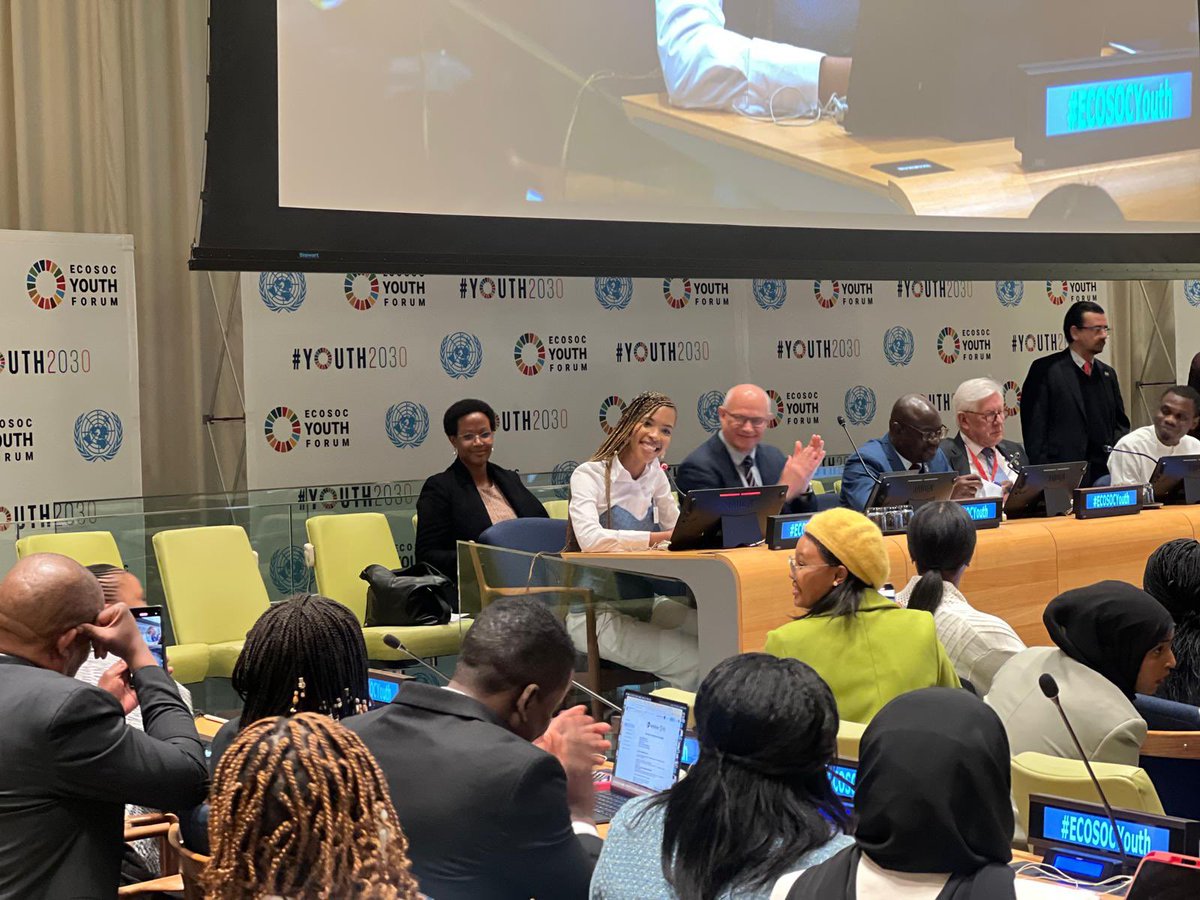 Hon Dr Balaam Barugahara Ateenyi. (@balaamateenyidr) on Twitter photo It was a privilege to address young leaders and dignitaries from around the world at the 2025 ECOSOC Youth Forum at the <a href="/UN/">United Nations</a> Headquarters in New York. The forum's theme, 'Youth at the Forefront: Leveraging Science for Jobs Creation and Social Inclusion for Sustainable It was a privilege to address young leaders and dignitaries from around the world at the 2025 ECOSOC Youth Forum at the <a href="/UN/">United Nations</a> Headquarters in New York. The forum's theme, 'Youth at the Forefront: Leveraging Science for Jobs Creation and Social Inclusion for Sustainable