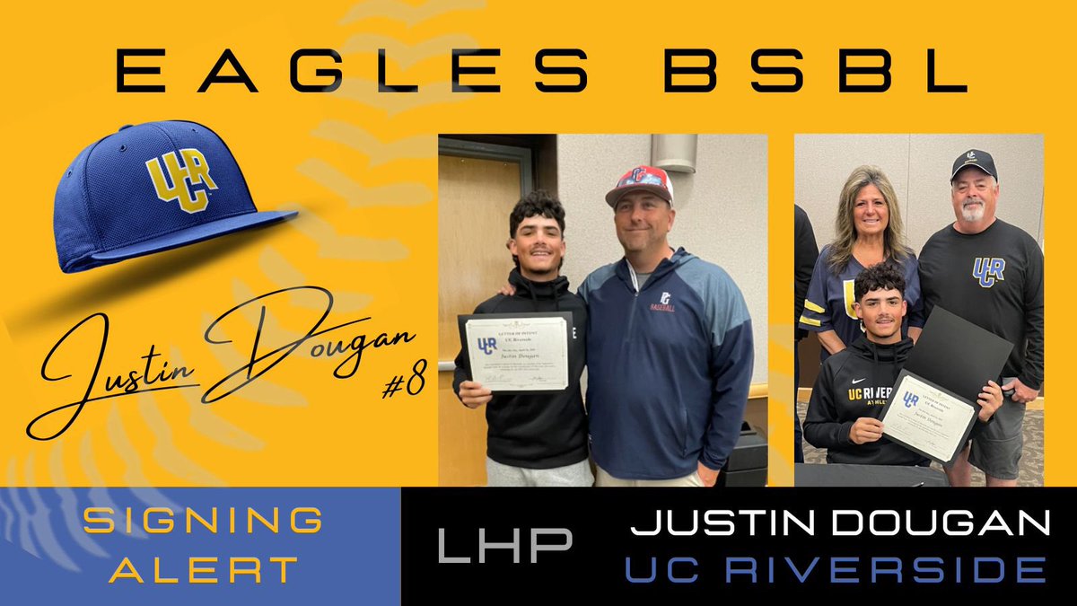 PG Eagles Baseball (@pghs_baseball) on Twitter photo Congrats to Eagles LHP Justin Dougan who has officially signed to continue his baseball and academic journey at <a href="/UCR_Baseball/">UC Riverside Baseball</a>. #GoHighlanders 🦅 ⚾️ Congrats to Eagles LHP Justin Dougan who has officially signed to continue his baseball and academic journey at <a href="/UCR_Baseball/">UC Riverside Baseball</a>. #GoHighlanders 🦅 ⚾️