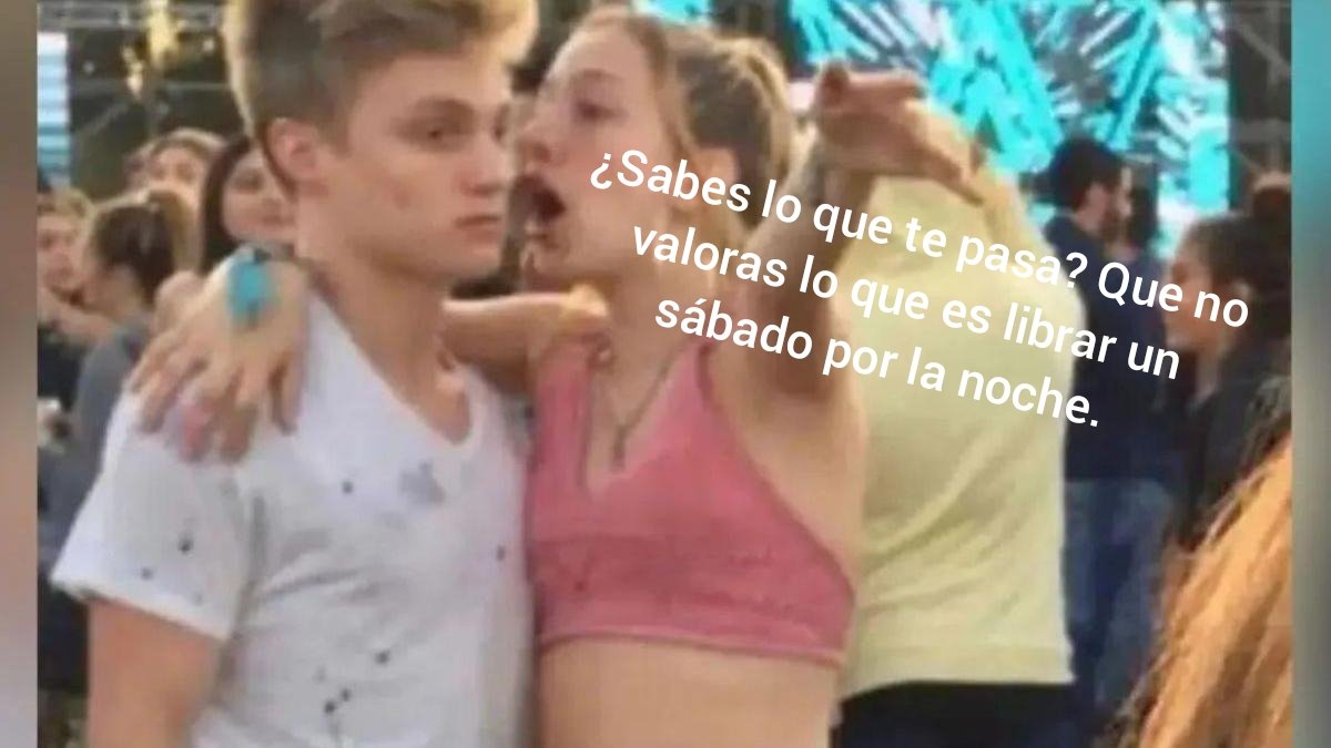 LaEnfNovata2's tweet photo. Yo a mis amigos con turno de L a V cuando salimos un sábado por la noche y a la 01:30h ya se quieren ir.

#EnfermeríaEnMeme https://t.co/J2XFn9g3b9