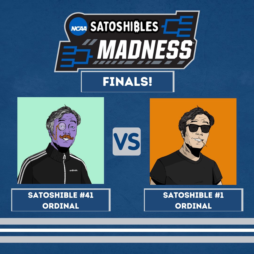 satoshibles's tweet photo. ⚔️Sats Madness Championship Round⚔️ 

Ordinal #41 vs Ordinal #1  

⬇️Vote Down Below⬇️ https://t.co/fbhQFxjC9t