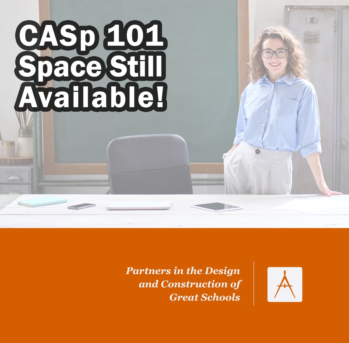 🚨 Space still available! 🚨
DSA Academy – CASp 101: Certification and Practice. Learn about the CASp Program, exam prep, and more through a 3-part webinar series: Registration closes: Wednesday, April 23, 2025, at 10 a.m.

👉 Register here:  tinyurl.com/4n6adw69