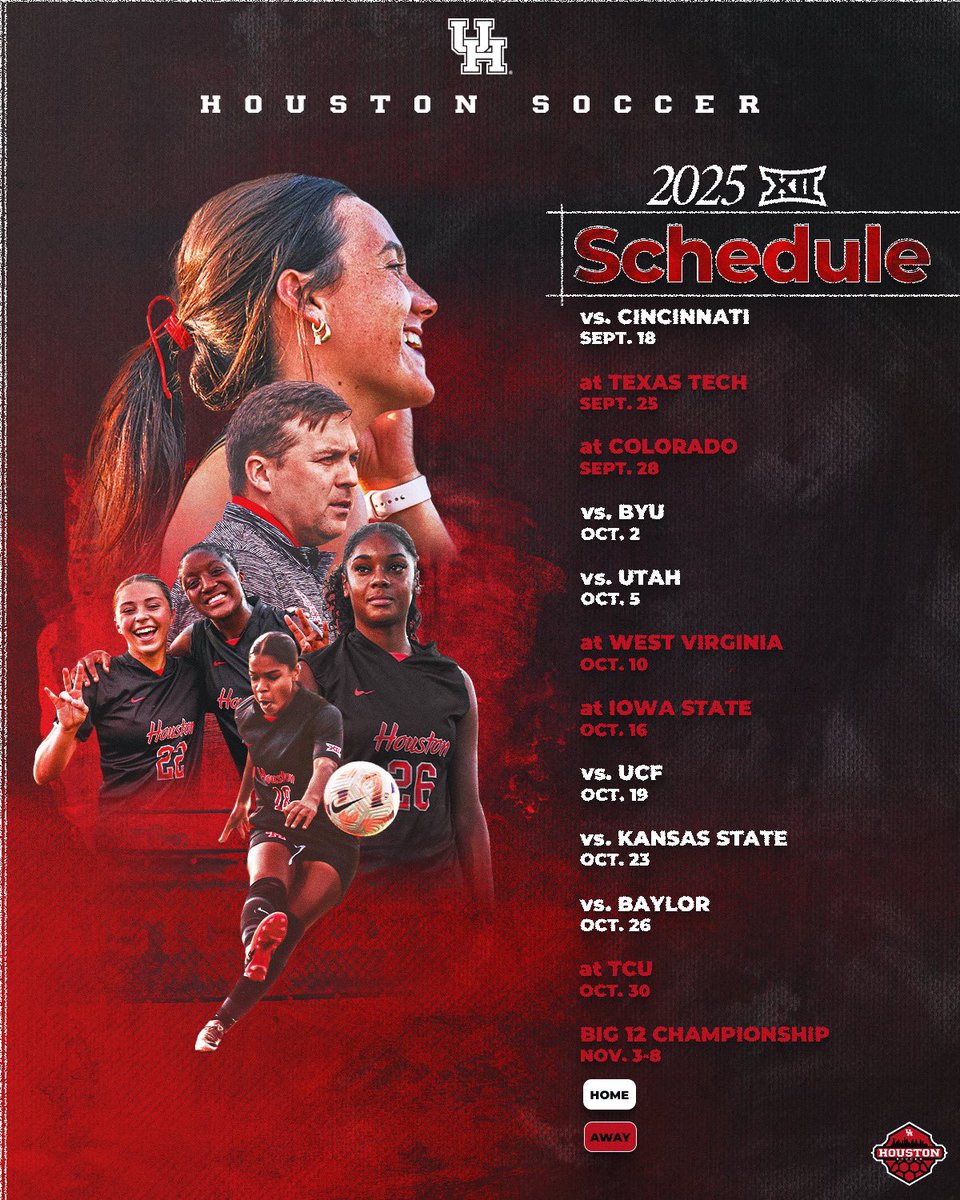 season will be here before you know it 🤩

the Big 12 Conference schedule is here!