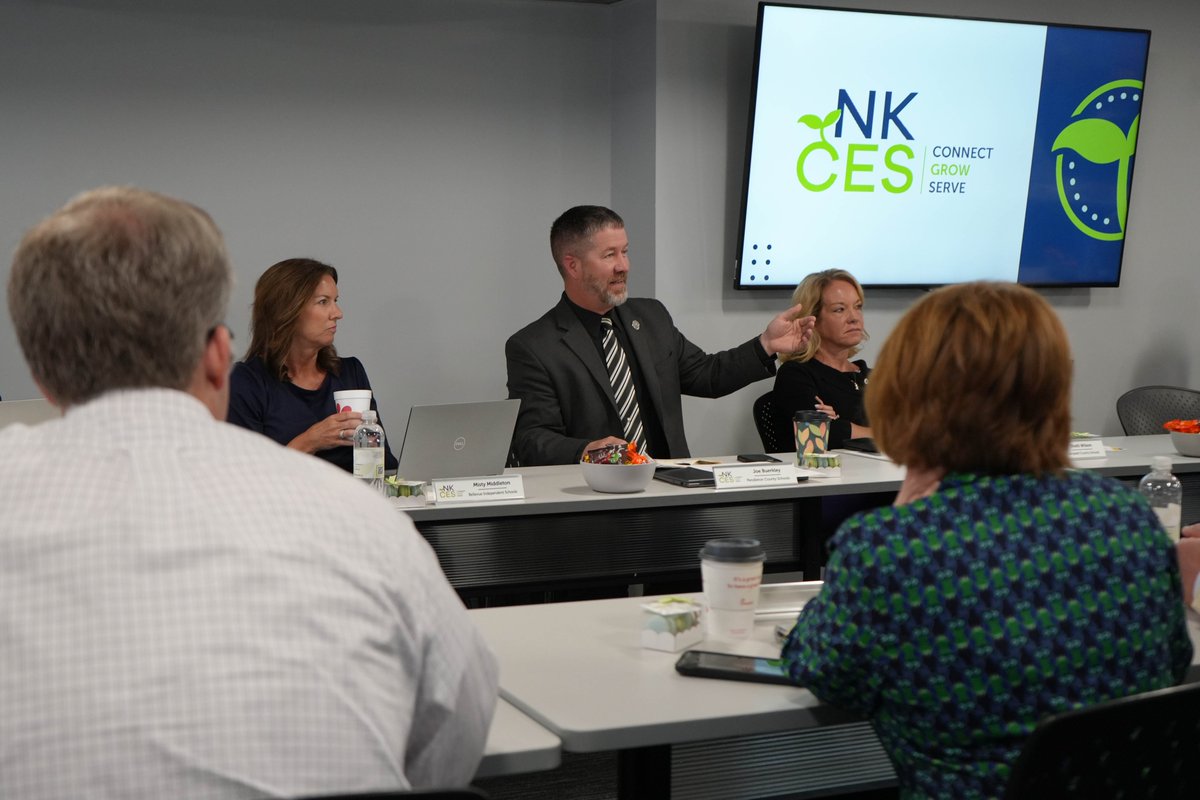 NKCES (@nkceskids1st) on Twitter photo The NKCES April Board meeting featured a spotlight on Joe Bertucci's <a href="/NK4ArtsEd/">NK Institute for Arts Ed</a> national presentations on Community, Collaboration, & Creativity and an introduction to NKU Associate Director of Education, Dr. Joshua Harris Sr.
#ConnectGrowServe The NKCES April Board meeting featured a spotlight on Joe Bertucci's <a href="/NK4ArtsEd/">NK Institute for Arts Ed</a> national presentations on Community, Collaboration, & Creativity and an introduction to NKU Associate Director of Education, Dr. Joshua Harris Sr.
#ConnectGrowServe