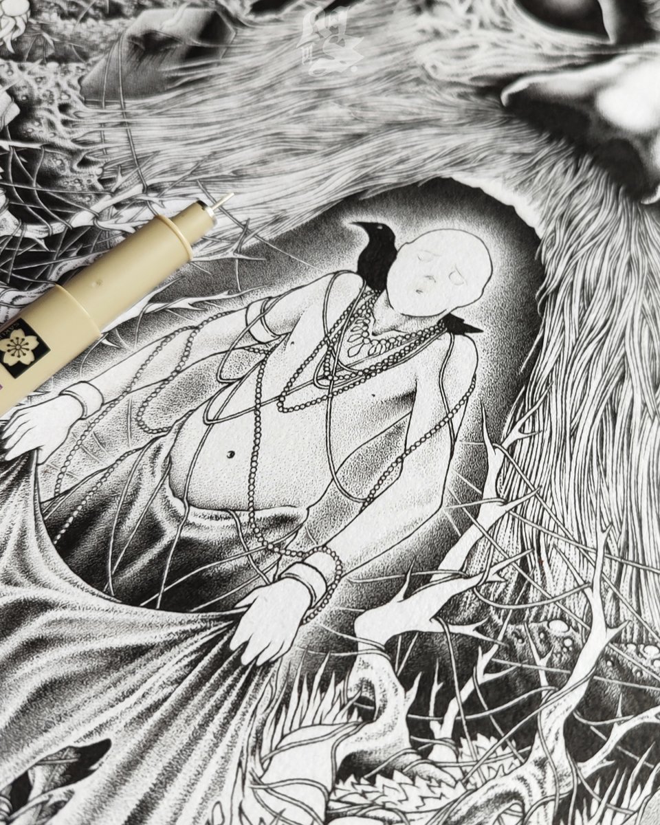 Back from a little break from posting!
#art #PenandInk #illustrationart #indieartist