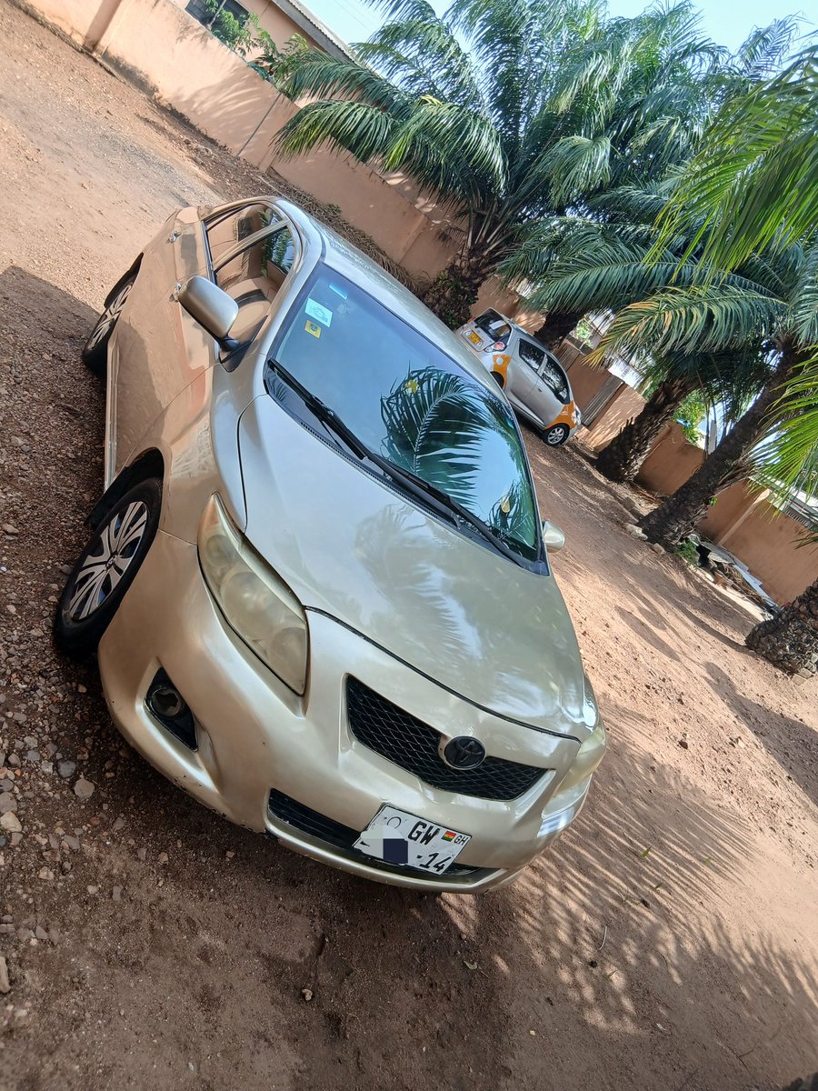 bra_goddey's tweet photo. Toyota Corolla 
2009 model 
14 registered 
1.8cc
Android Screen 
A.c works 
Automatic Transmission 
Available for sale 
80,000cedis negotiable https://t.co/odWV8MjAyx