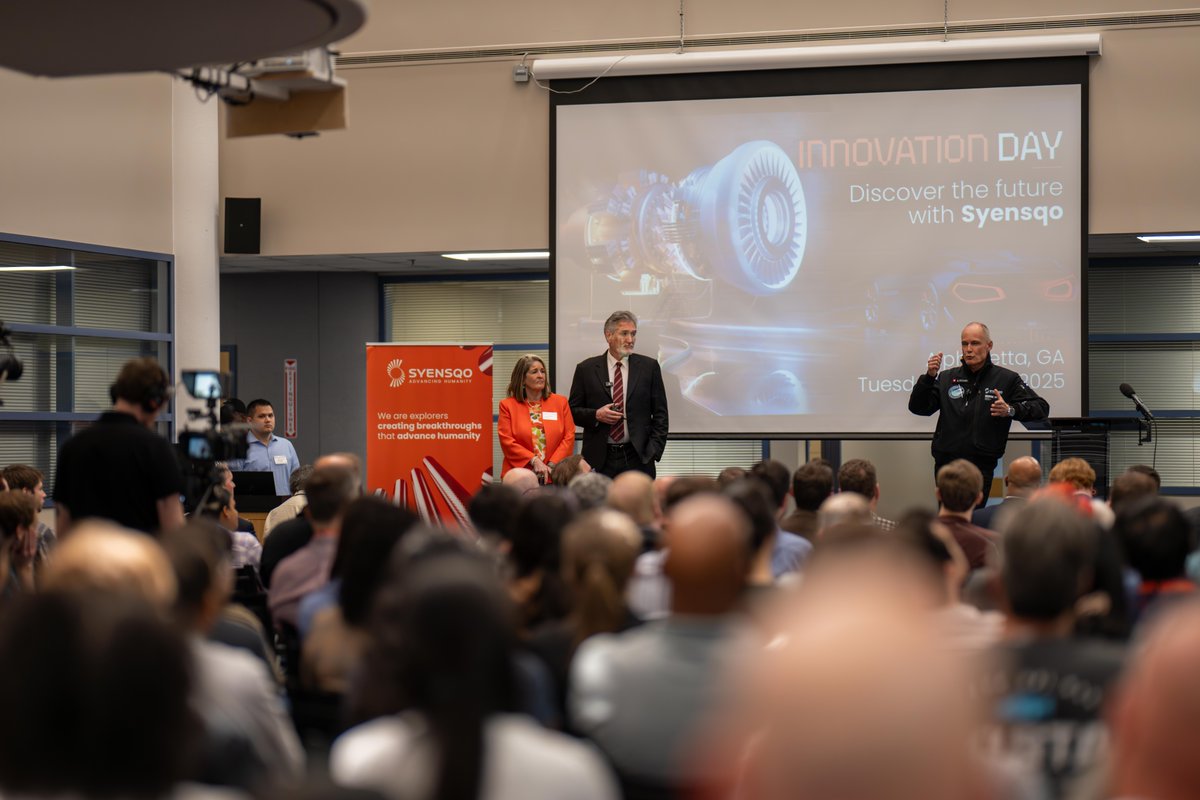 Syensqo (@syensqo) on Twitter photo Excitement is in the air for #InnovationDay at our Alpharetta, GA, USA site. Media, partners, and local authorities joined a behind-the-scenes lab tour with our CTIO Mike Finelli and <a href="/bertrandpiccard/">Bertrand PICCARD</a>, legendary explorer and one of the two pilots of <a href="/ClimateImpulse/">Climate Impulse</a>. 🌍✈️
"Climate Excitement is in the air for #InnovationDay at our Alpharetta, GA, USA site. Media, partners, and local authorities joined a behind-the-scenes lab tour with our CTIO Mike Finelli and <a href="/bertrandpiccard/">Bertrand PICCARD</a>, legendary explorer and one of the two pilots of <a href="/ClimateImpulse/">Climate Impulse</a>. 🌍✈️
"Climate