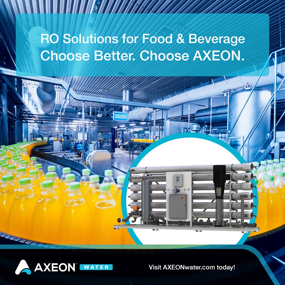 AXEONWATER's tweet image. In food and beverage production, water quality is non-negotiable. The AXEON X2-Series RO System delivers high-purity water to meet stringent industry standards, ensuring consistency, safety, and superior product quality. 💧🥤
hubs.la/Q03b6plQ0

#FoodBevRO #ROSolutions