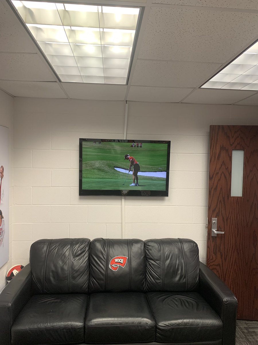 Travis Hudson (@travishudsonwku) on Twitter photo Hard to stay focused at the office today as I watch <a href="/WKUWomensGolf/">WKU Lady Topper Golf</a> try to bring home the title on the back nine at the CUSA championships! What a terrific team! Hard to stay focused at the office today as I watch <a href="/WKUWomensGolf/">WKU Lady Topper Golf</a> try to bring home the title on the back nine at the CUSA championships! What a terrific team!