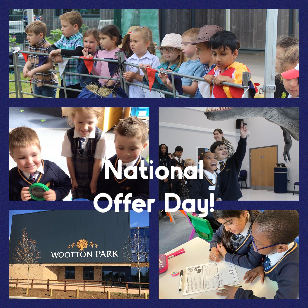 🌟 National Offer Day! 🌟

Welcome to our new Reception learners who are joining us in September. 

Further details regarding our transition programme will be sent to all successful families shortly. 

Welcome to Wootton Park School! ❤️