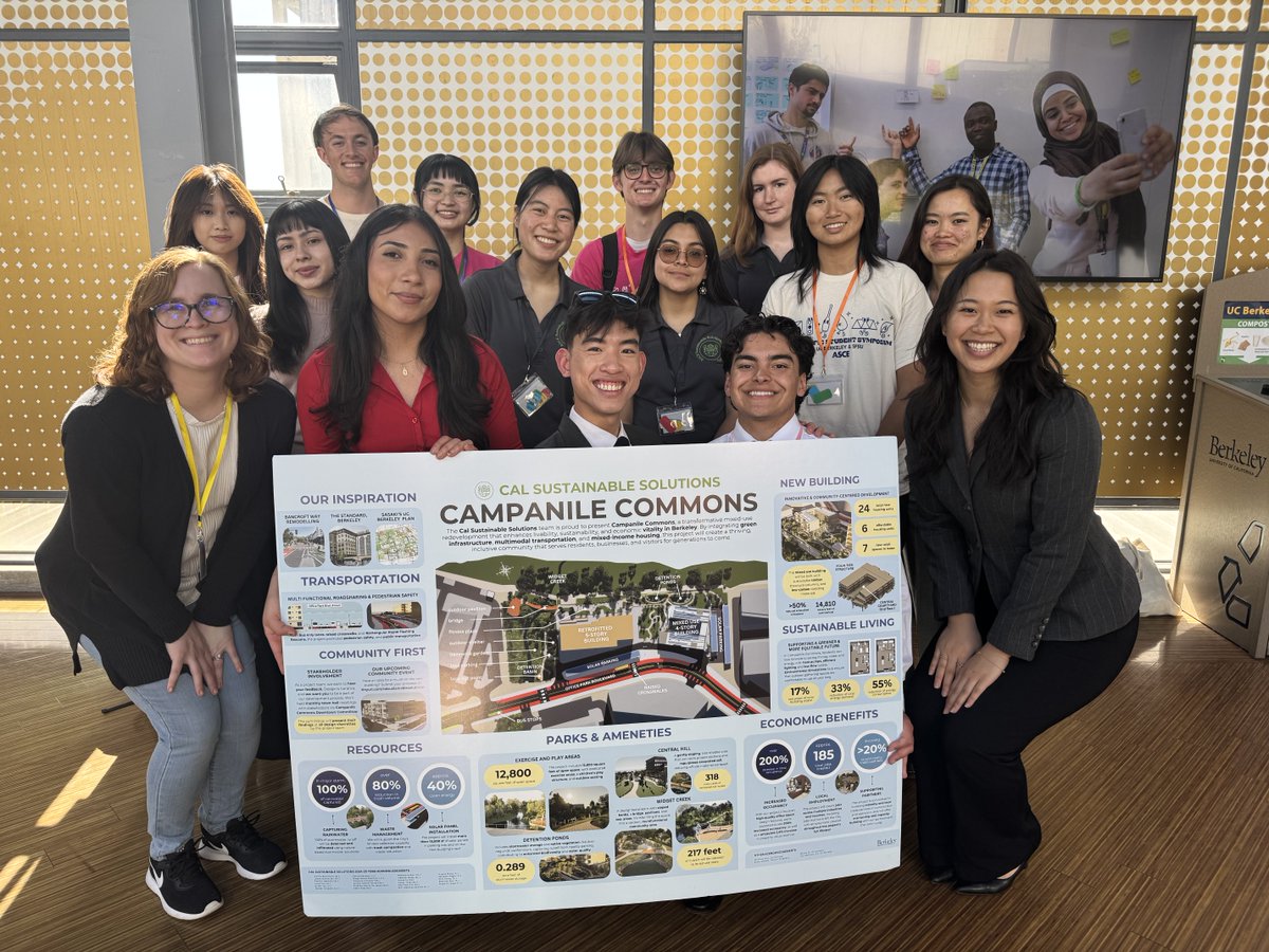 CEE Berkeley (@berkeleycee) on Twitter photo MidPac 2025 was one for the books; we co-hosted it this year! Huge shoutout to all our amazing Berkeley CEE teams for their hard work at this yearโs ASCE Student Symposium!
Check out our news item to learn more. GO BEARS!!! ๐๐๐ป: bit.ly/42yIs3l. <a href="/Cal_Engineer/">Berkeley Engineering</a> MidPac 2025 was one for the books; we co-hosted it this year! Huge shoutout to all our amazing Berkeley CEE teams for their hard work at this yearโs ASCE Student Symposium!
Check out our news item to learn more. GO BEARS!!! ๐๐๐ป: bit.ly/42yIs3l. <a href="/Cal_Engineer/">Berkeley Engineering</a>