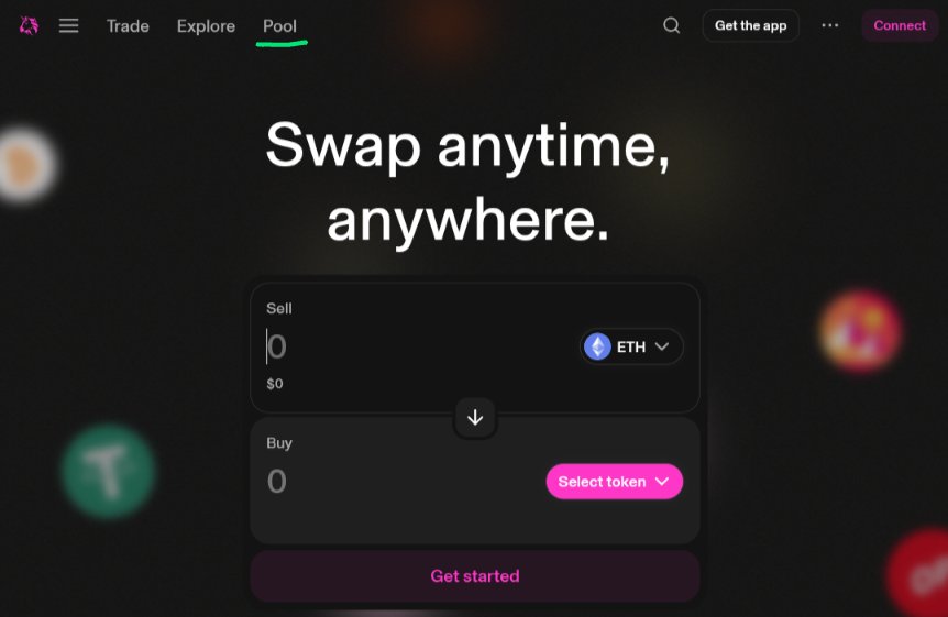 Antwon Stacks (@antwonstacks) on Twitter photo Instead of selling @Jesustokens, put what you want to sell in a one-sided <a href="/Uniswap/">Uniswap Labs 🦄</a> V4 LP position.
It's the "Pool" tab one tab over from where most people sell.
All you have to do is pick the price you want to sell for and put the range bars really close to each other. As it Instead of selling @Jesustokens, put what you want to sell in a one-sided <a href="/Uniswap/">Uniswap Labs 🦄</a> V4 LP position.
It's the "Pool" tab one tab over from where most people sell.
All you have to do is pick the price you want to sell for and put the range bars really close to each other. As it