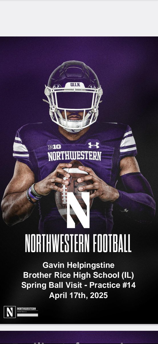 Gavin Helpingstine (@gavhelpingstine) on Twitter photo Blessed and excited to visit <a href="/NUFBFamily/">Northwestern Football</a> for a spring practice visit tomorrow <a href="/BrotherRiceFB/">Brother Rice Football</a> <a href="/CoachQuedenfeld/">Coach Quedenfeld</a> <a href="/CoachCano/">ONEighty Athletics</a> <a href="/DeepDishFB/">DEEP DISH FOOTBALL</a> <a href="/JennyCz27/">Jenny Czerwonka</a> <a href="/PrepRedzoneIL/">Prep Redzone Illinois</a> <a href="/EDGYTIM/">Timothy “EDGYTIM” OHalloran</a> <a href="/Bryan_Ault/">Bryan Ault - Midwest Scout</a> <a href="/PrepRedzoneIN/">Prep Redzone Indiana</a> <a href="/FFBallAllDay/">Sam Erman</a> Blessed and excited to visit <a href="/NUFBFamily/">Northwestern Football</a> for a spring practice visit tomorrow <a href="/BrotherRiceFB/">Brother Rice Football</a> <a href="/CoachQuedenfeld/">Coach Quedenfeld</a> <a href="/CoachCano/">ONEighty Athletics</a> <a href="/DeepDishFB/">DEEP DISH FOOTBALL</a> <a href="/JennyCz27/">Jenny Czerwonka</a> <a href="/PrepRedzoneIL/">Prep Redzone Illinois</a> <a href="/EDGYTIM/">Timothy “EDGYTIM” OHalloran</a> <a href="/Bryan_Ault/">Bryan Ault - Midwest Scout</a> <a href="/PrepRedzoneIN/">Prep Redzone Indiana</a> <a href="/FFBallAllDay/">Sam Erman</a>
