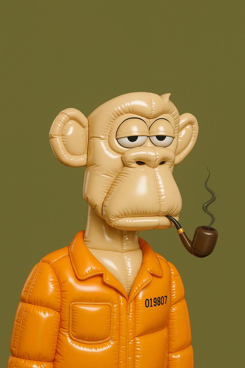 Jeremybtc's tweet photo. what if Jeremy's ape was inflatable? https://t.co/1fLZV8K9NL