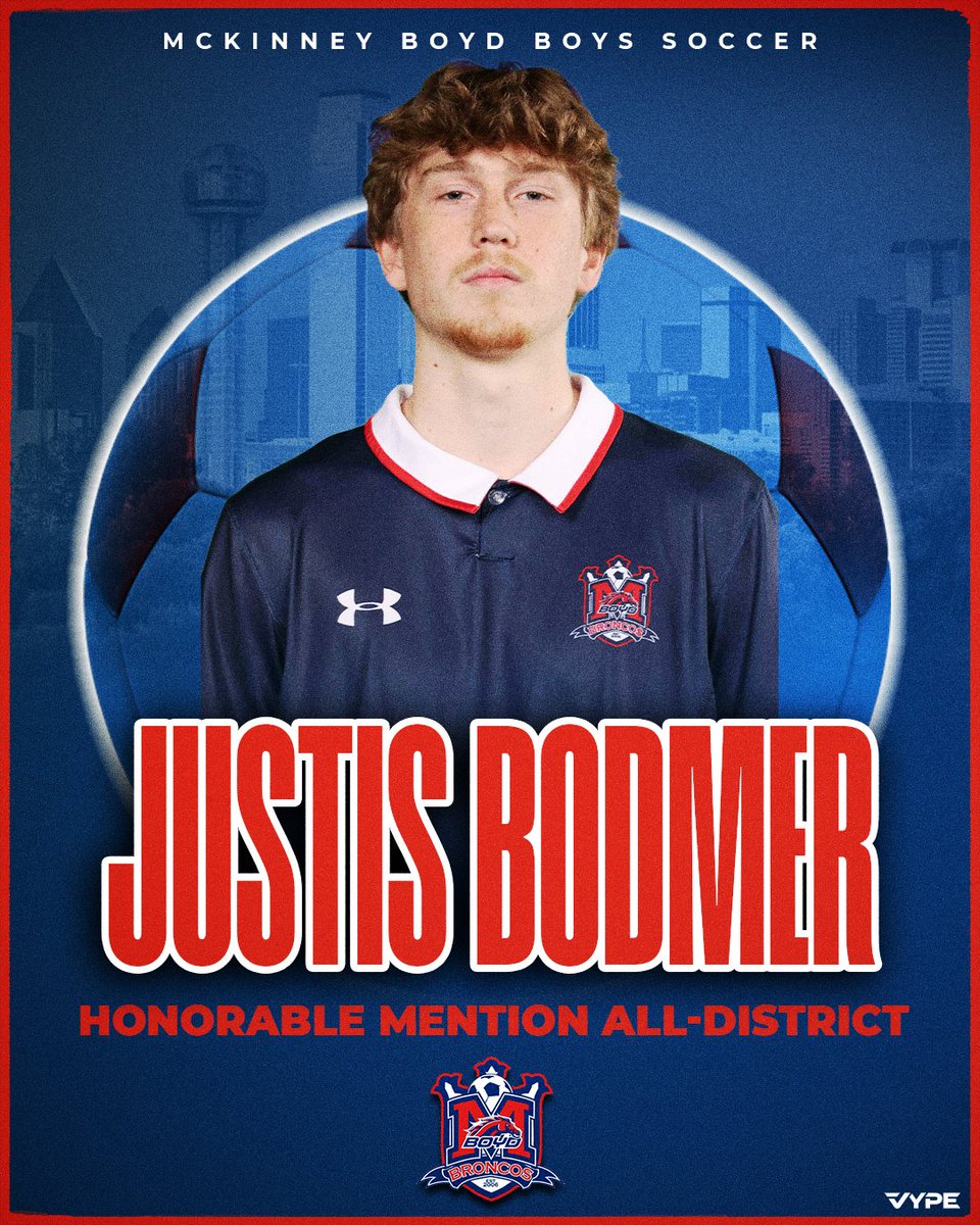He does way more to contribute than scoring goals from 30 yards out, but those volleys from distance are always worth writing home about! Great season, Justis! You deserve this! All-District Honorable Mention!