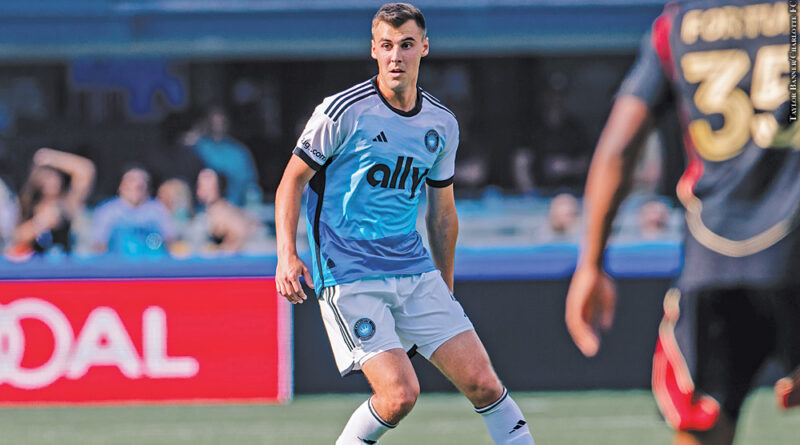 b3dubose's tweet photo. Talked to former @McDonoghSchool star Andrew Privett about moving to defense — and thriving — since Charlotte FC drafted him in 2023. https://t.co/MIxlHvxTbl
