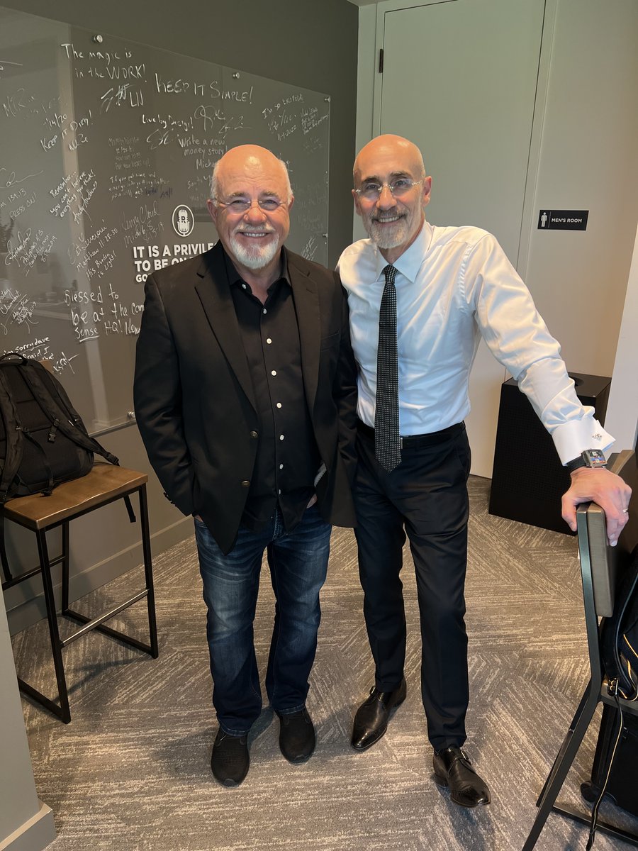 Dr. Arthur Brooks (@arthurbrooks) on Twitter photo It was great to run into <a href="/DaveRamsey/">Dave Ramsey</a> yesterday when I was at Ramsey HQ recording an episode of <a href="/KenColeman/">Ken Coleman</a>'s "Front Row Seat." Love seeing and being inspired by all the terrific, creative work coming out of their headquarters. It was great to run into <a href="/DaveRamsey/">Dave Ramsey</a> yesterday when I was at Ramsey HQ recording an episode of <a href="/KenColeman/">Ken Coleman</a>'s "Front Row Seat." Love seeing and being inspired by all the terrific, creative work coming out of their headquarters.