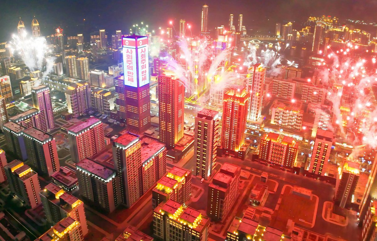 10,000 modern flats just completed in Pyongyang, given for free to workers, teachers, and the elderly.

No rent. No mortgage. Just dignity.

The DPRK isn’t the “poor” country you were told it is. The last 10+ years of progress is impossible to ignore.