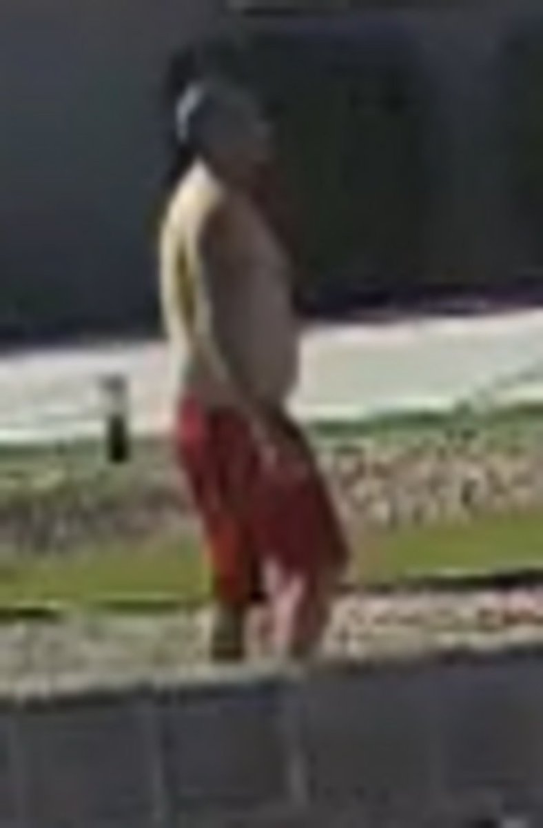 LVMPD's tweet photo. Detectives need help identifying the man seen below who discarded a small dog in a dumpster on April 14, 2025, near Smoke Ranch and Decatur. https://t.co/Uqmm9j3eVj