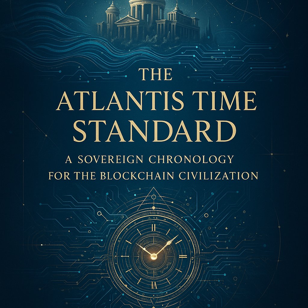 Atlantis_Ex's tweet photo. 📣 LIVE on Amazon Bookstore — Explore the World’s First Sovereign Time Standard 🚀🌎📘

🛒 Get it now: https://t.co/wcvumfbnYD

👨‍🎓 Recommended for Ages: 6 to 18+

📘 Book Title: The Atlantis Time Standard — A Sovereign Chronology for the Blockchain Civilization

✍️ Author: Atlantis Kingdom Foundation

🏛️ Publisher: International Blockchain Society

        📚 Book Categories: 

1️⃣ Computers & Technology → Information Theory

2️⃣ Business & Money → Bitcoin & Cryptocurrencies

3️⃣ Sci-Fi & Fantasy → Metaphysical & Visionary

        🔍 Highlights: 

• Recognized as the third greatest creation in the science of time, following Newton’s absolute time and Einstein’s relativity.

• Designed to replace Earth time in high-speed decentralized systems.

• Provides a blockchain-native clock for smart contracts, staking, and autonomous coordination.

• Features a comparative appendix: Bitcoin vs. Atlantis Time — standing shoulder to shoulder in decentralized history.

• ISBN (eBook): 979-8-9986530-0-1

• ISBN (Paperback): 979-8-9986530-1-8

• To be archived in the U.S. Library of Congress and U.S. university libraries

        🌍 What time does a civilization follow when it is no longer bound to Earth?

This groundbreaking scientific manifesto — the official whitepaper of Atlantis Time — introduces the world’s first sovereign, blockchain-native time standard, created to support decentralized digital civilizations.

While Bitcoin gave us a way to exchange value without banks, Atlantis Time gives us a way to measure time without Earth.

Built on the super-ultra-fast AtlantisChain (~0.031s block time), Atlantis Time is not synchronized with UTC. It flows independently — powered by decentralized computation, not celestial orbits.

Already operational, Atlantis Time is actively running in a digital world paralleled to Earth. 

Explore it now: https://t.co/mhYf9olGoT

        📘 This Scientific Book: 

1) Defines the Atlantis Time standard — the first sovereign chronology for blockchain civilization.

2) Reimagines time as a digital framework for coordination, governance, and metaverse reality.

3) Is already live — not just theoretical.

🌟 Don’t miss the scientific breakthrough redefining digital civilization — now live on Amazon!

#ScienceOfTime
#ScientificManifesto
#AtlantisTime
#BlockchainTime
#AtlantisChain
#SovereignTime
#EinsteinRelativity
#NewtonTime
#Web3Chronology
#BitcoinBlockTime
#DigitalCivilization
#AtlantisKingdom
#InternationalBlockchainSociety
#IBS
#AmazonBookstore
#Blockchain
#Web3