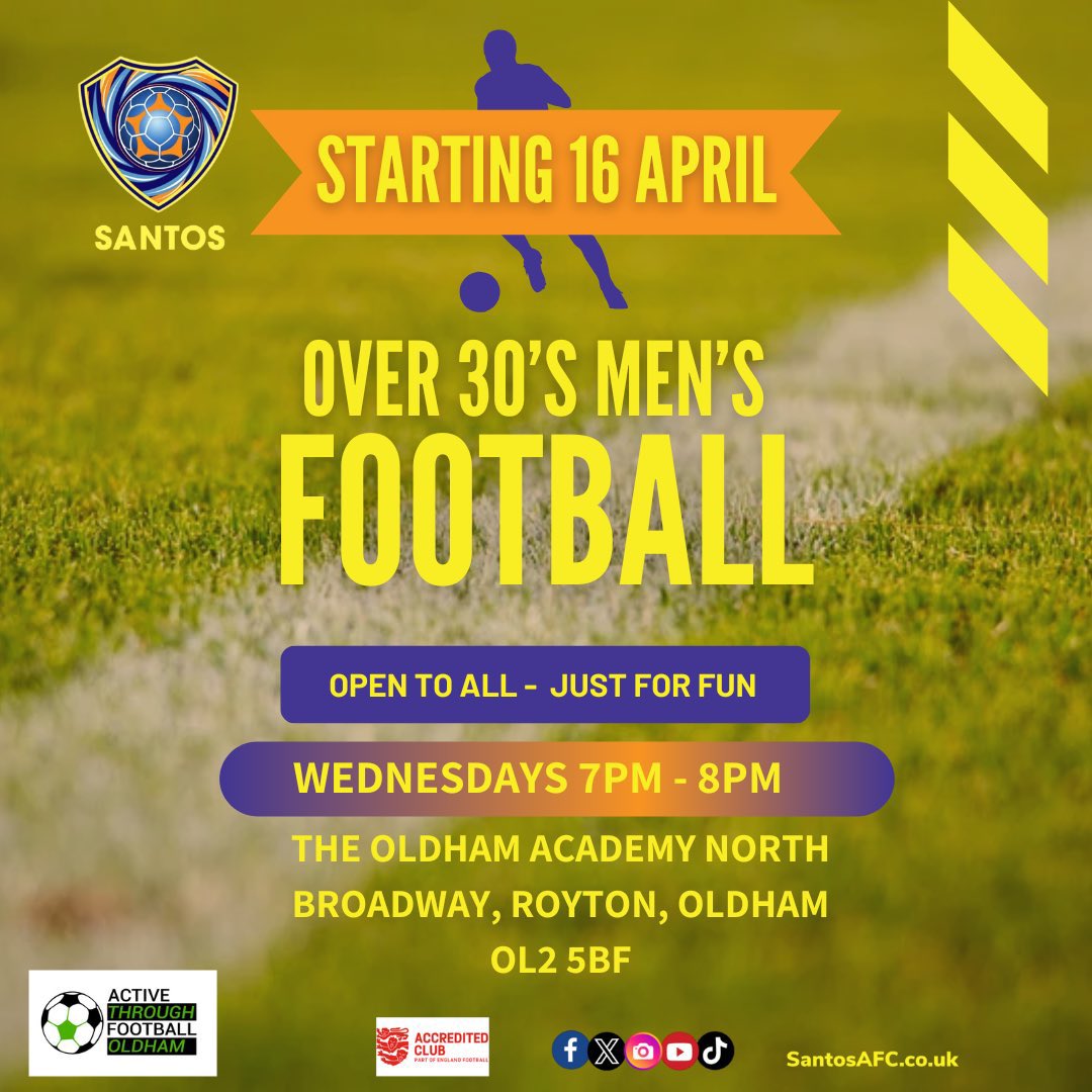 We are delighted to see this project in partnership with <a href="/SantosAFC/">SantosAFC</a> kickstart this evening! 

1️⃣0️⃣ participants have joined us for week 1! A great start with the hope the session grows over the coming weeks! 

Please share and head down next Wednesday!