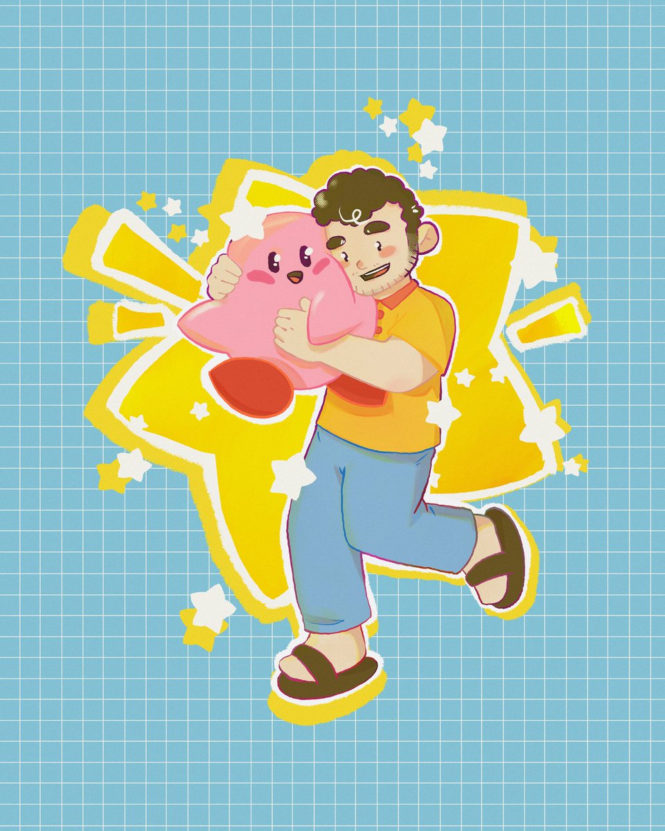 Mwk98's tweet photo. My buddy made this for my bday and its so cute i cant not share it thank you so much @SquarePopsicle https://t.co/s3hsVVR94X