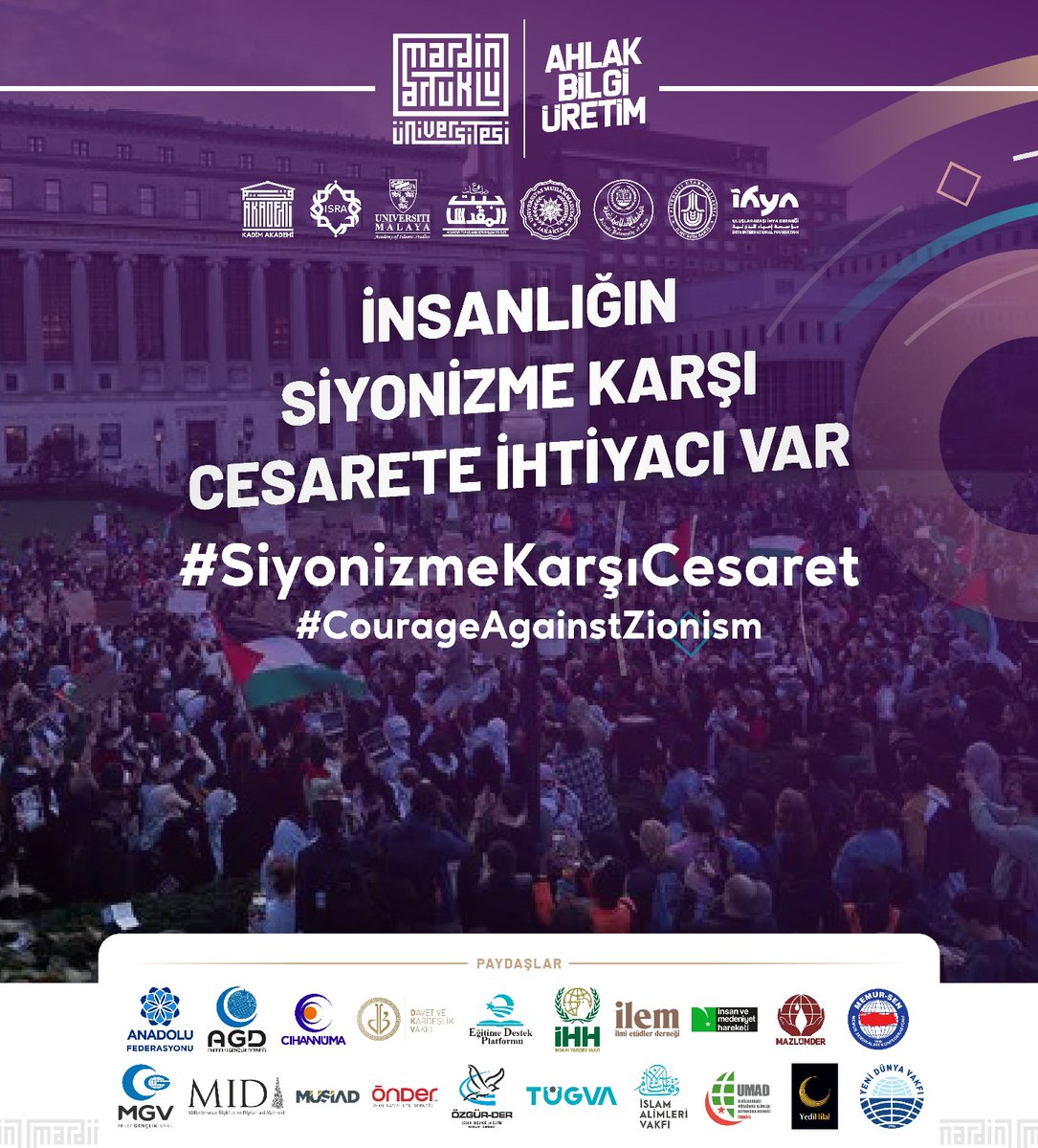 İnsanlığın siyonizme karşı cesarete ihtiyacı var! 

#SiyonizmeKarşıCesaret
#CourageAgainstZionism