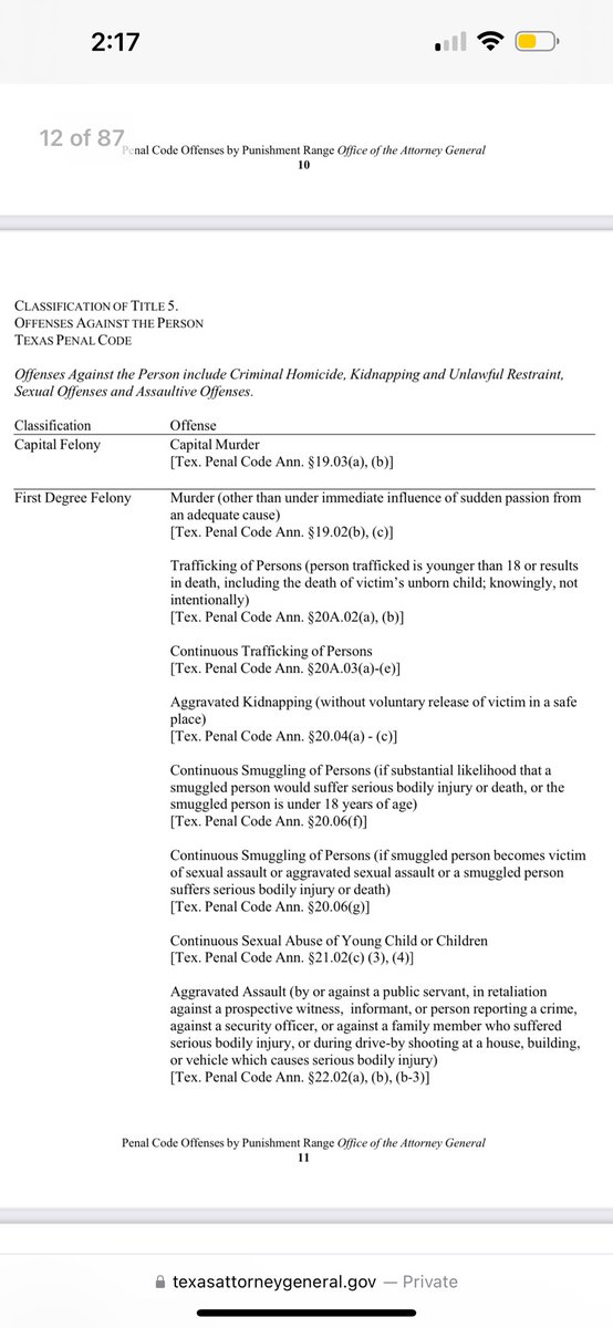 DB2K_TV's tweet photo. @luanaxbelle @SaycheeseDGTL According to the Texas offense classification, sentencing for first degree felonies range from “not more than 99 years or less than five years”. In this case, the jury determined the sentencing. 

Links (If needed): https://t.co/iJug5wVXut

https://t.co/3w4ktdny2Q https://t.co/waHOpZyck8