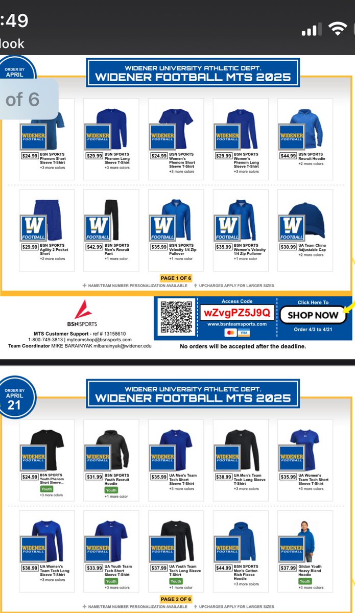 Widener Football (@widener_fb) on Twitter photo 5 days left to get all your <a href="/Widener_FB/">Widener Football</a> gear!! Use the link below to get your swag!
mandrillapp.com/track/click/30… 5 days left to get all your <a href="/Widener_FB/">Widener Football</a> gear!! Use the link below to get your swag!
mandrillapp.com/track/click/30…