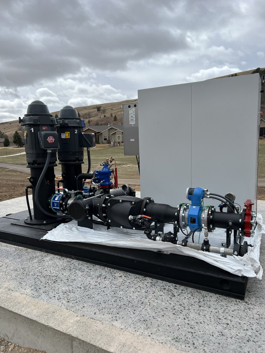 MCIpumpstation's tweet photo. MCI Flowtronex Pump Station is installed and ready to go at @hartranchgolf in Rapid City, SD!
#MCIFlowtronex #GolfCourseManagement #GolfIndustry #PumpStations #HartRanch #RapidCity #GolfCourseIrrigation https://t.co/C8C1ythIzu