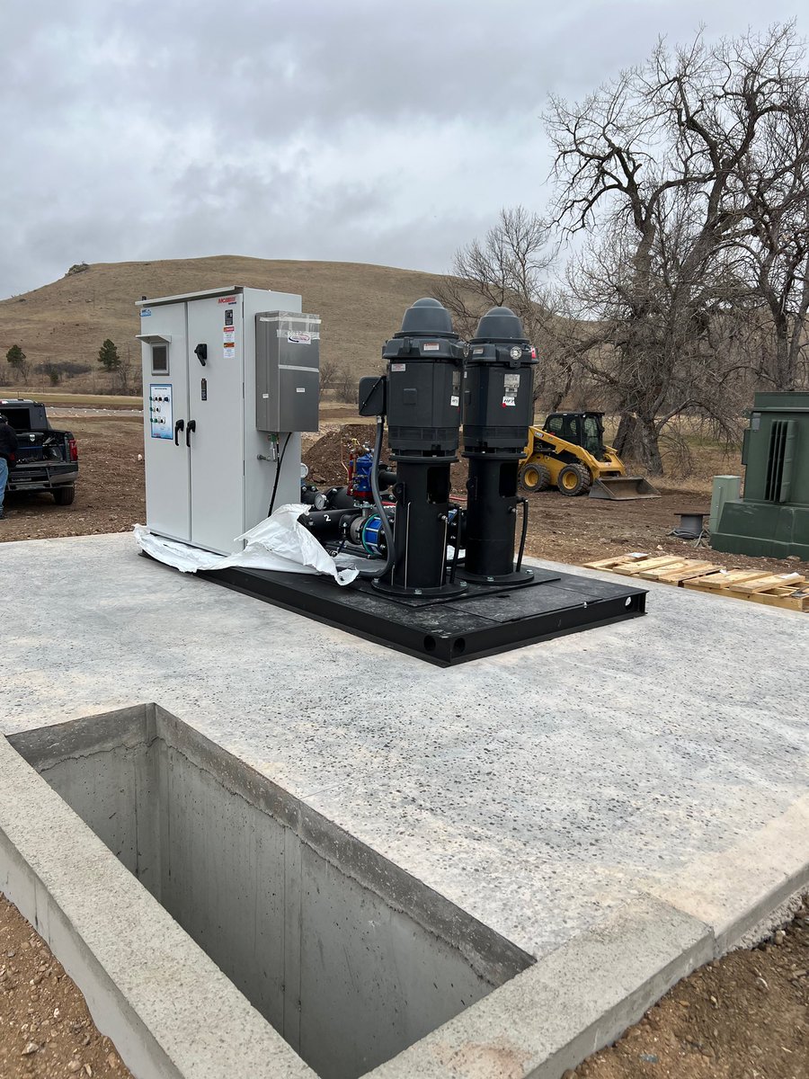 MCIpumpstation's tweet photo. MCI Flowtronex Pump Station is installed and ready to go at @hartranchgolf in Rapid City, SD!
#MCIFlowtronex #GolfCourseManagement #GolfIndustry #PumpStations #HartRanch #RapidCity #GolfCourseIrrigation https://t.co/C8C1ythIzu