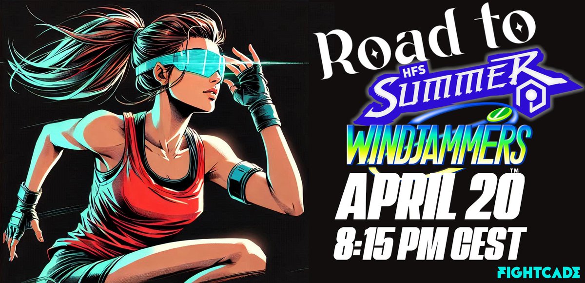 Windjammers France (@windjammerseng) on Twitter photo Road to <a href="/HFSplay/">HFS - Providing Evo arcade support since 2025</a> (Part 2) #Windjammers
April 20 at 8:15 pm CEST
register : windjammersfr.challonge.com/tournaments/si…
Stream & commentary by <a href="/Jindeathwalk/">Jindeathwalk</a>
twitch.tv/jindeathwalk Road to <a href="/HFSplay/">HFS - Providing Evo arcade support since 2025</a> (Part 2) #Windjammers
April 20 at 8:15 pm CEST
register : windjammersfr.challonge.com/tournaments/si…
Stream & commentary by <a href="/Jindeathwalk/">Jindeathwalk</a>
twitch.tv/jindeathwalk