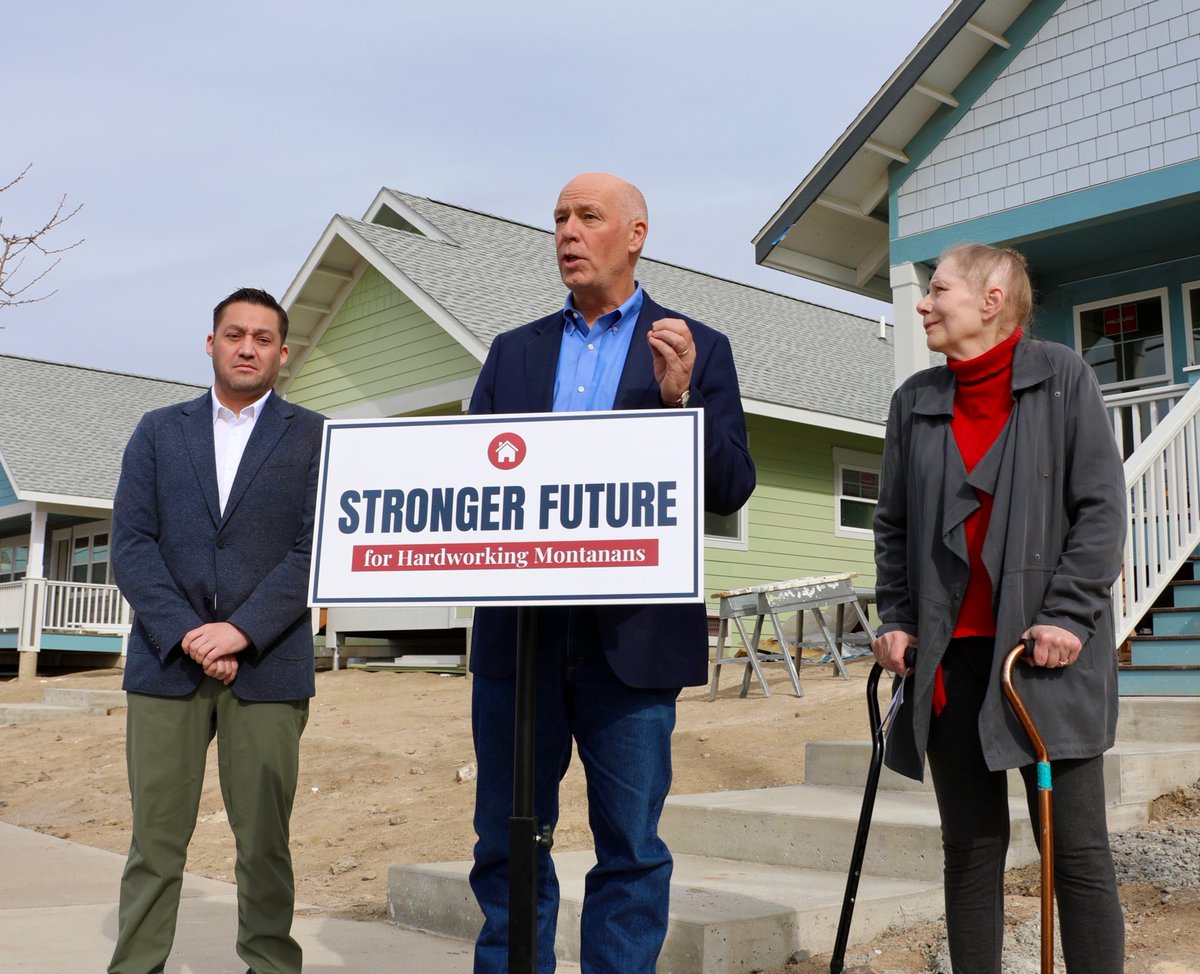 Through the HOMES Program we are increasing the supply of housing for Montanans.

Proud to celebrate the impact of our pro-housing reforms in Butte today and thank our community partners for their work.