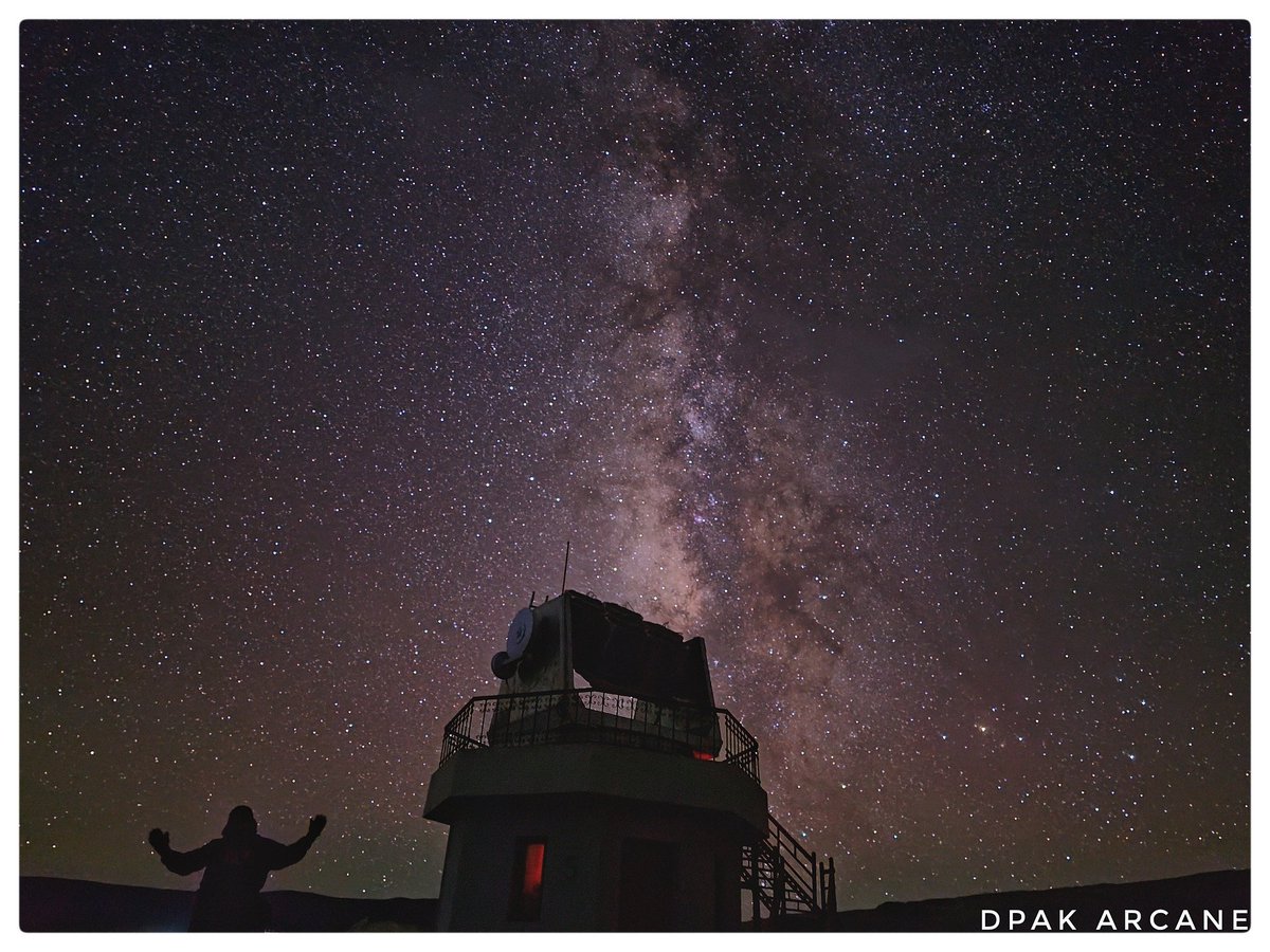 dpakarcane's tweet photo. @livetime_fe Lol Not sure if it counts as "something new," but I'd definitely recommend trying an Astrophotography workshop! I attended at Leh last year - the kind of experience that stays with you.

Sharing a couple of photos I capture on my phone - hope it spark some cosmic curiosity! https://t.co/aAOcHoPNtZ