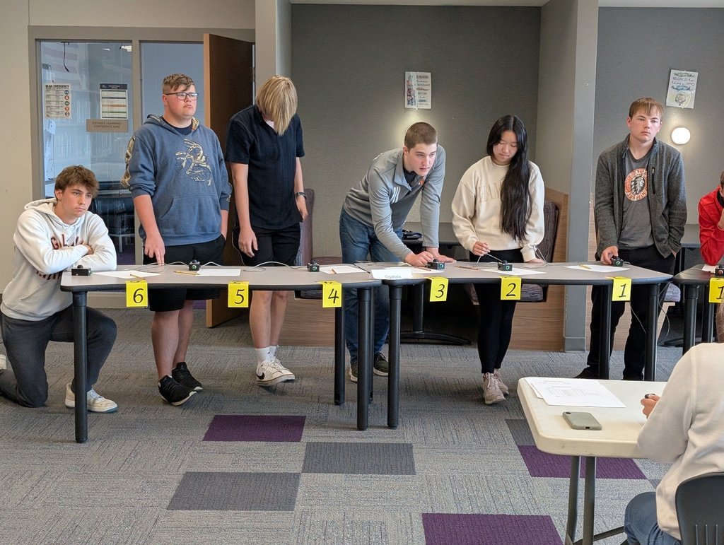 Brain power in action! 🧠 Our Ogallala Quiz Bowl team is competing at conference in Minden today, hoping to bring home the win! Good luck! #QuizBowl #BrainSports #CultureOfConfidence