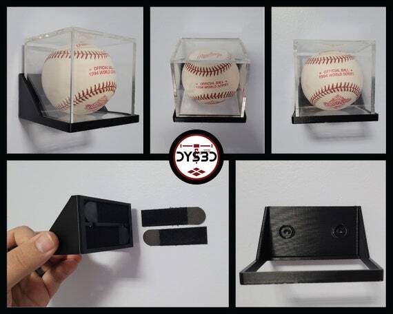 DYS3DPrints's tweet image. New item just hit the shop! Baseball UV Case Wall Display Holder Mount (Cover Not Included) by DYS3D