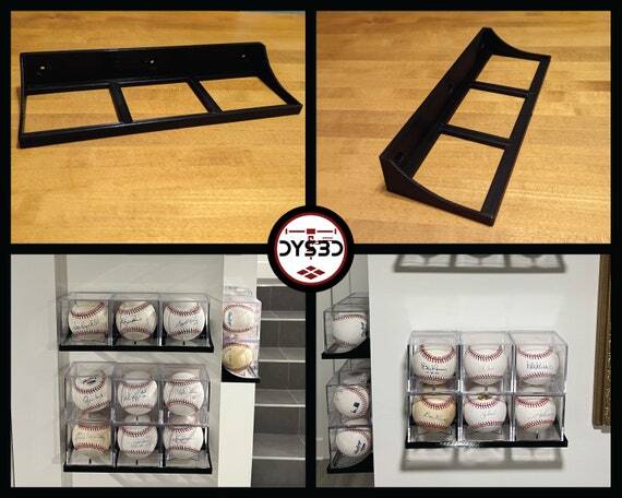 DYS3DPrints's tweet image. New item just hit the shop! Wall Mount Display for Triple Baseball Uv-Protected Case (CASES NOT INCLUDED) by DYS3D