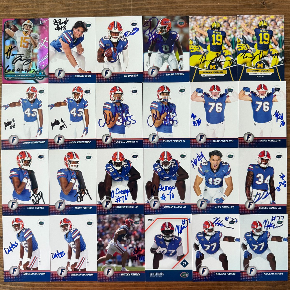 Jeff Fiesta (@floridag8ralum) on Twitter photo Thank you for taking the time to sign. Best of Luck, Go Gators!
<a href="/HBailey_05/">Harrison Bailey</a> <a href="/GannonBurt/">Gannon Burt</a> <a href="/kalebdaniels07/">Kaleb “KD” Daniels</a> <a href="/SharifDenson0/">Sharif Denson</a> <a href="/tdoman19/">Tommy Doman Jr</a> <a href="/jadentheprodigy/">Jaden Edgecombe</a> <a href="/charlesemanuel0/">charles emanuel</a> <a href="/markfaircloth10/">Mark Faircloth</a> <a href="/TeddyFoster_3/">Teddy Foster</a> <a href="/damieongeorge/">Damieongeorge</a> <a href="/AlexG19_/">Alex Gonzalez</a> <a href="/GeorgeGumbs/">George Gumbs JR</a> <a href="/debraun_hampton/">DeBraun Hampton</a> <a href="/HaydenHansen89/">Hayden Hansen</a> <a href="/knijeah/">Knijeah Harris⁷⁷</a> Thank you for taking the time to sign. Best of Luck, Go Gators!
<a href="/HBailey_05/">Harrison Bailey</a> <a href="/GannonBurt/">Gannon Burt</a> <a href="/kalebdaniels07/">Kaleb “KD” Daniels</a> <a href="/SharifDenson0/">Sharif Denson</a> <a href="/tdoman19/">Tommy Doman Jr</a> <a href="/jadentheprodigy/">Jaden Edgecombe</a> <a href="/charlesemanuel0/">charles emanuel</a> <a href="/markfaircloth10/">Mark Faircloth</a> <a href="/TeddyFoster_3/">Teddy Foster</a> <a href="/damieongeorge/">Damieongeorge</a> <a href="/AlexG19_/">Alex Gonzalez</a> <a href="/GeorgeGumbs/">George Gumbs JR</a> <a href="/debraun_hampton/">DeBraun Hampton</a> <a href="/HaydenHansen89/">Hayden Hansen</a> <a href="/knijeah/">Knijeah Harris⁷⁷</a>
