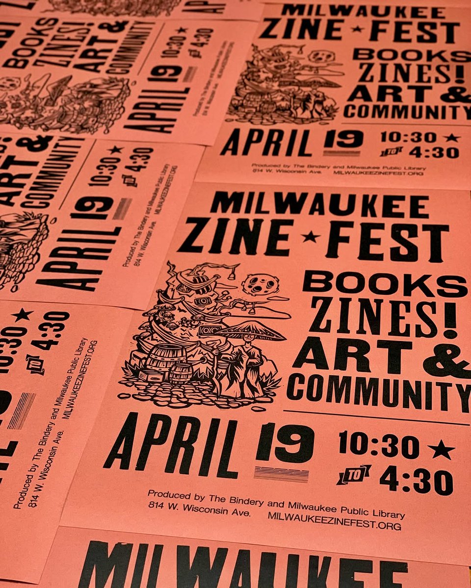 Westown Association (@westownassoc) on Twitter photo Zine Fest returns to the Central <a href="/MilwaukeePubLib/">Milwaukee Public Library</a> THIS SATURDAY from 10:30am-4:30pm with workshops, activities & for the whole family! 📚 binderymke.com/milwaukeezinef… Zine Fest returns to the Central <a href="/MilwaukeePubLib/">Milwaukee Public Library</a> THIS SATURDAY from 10:30am-4:30pm with workshops, activities & for the whole family! 📚 binderymke.com/milwaukeezinef…