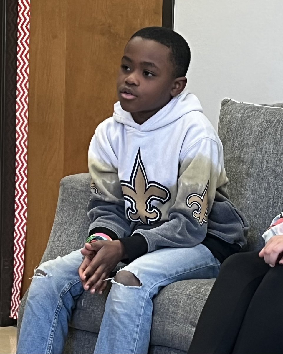 levey_matt48204's tweet photo. Nate loves telling his mom new words that he learns at Highland Elementary in West Monroe. He and his classmate Sam agree that ‘melancholy’, which they learned from reading “Because of Winn Dixie,” is cool one. It means ‘sad’.⁦@CurriculumMatrs⁩ https://t.co/axakiqrCrl