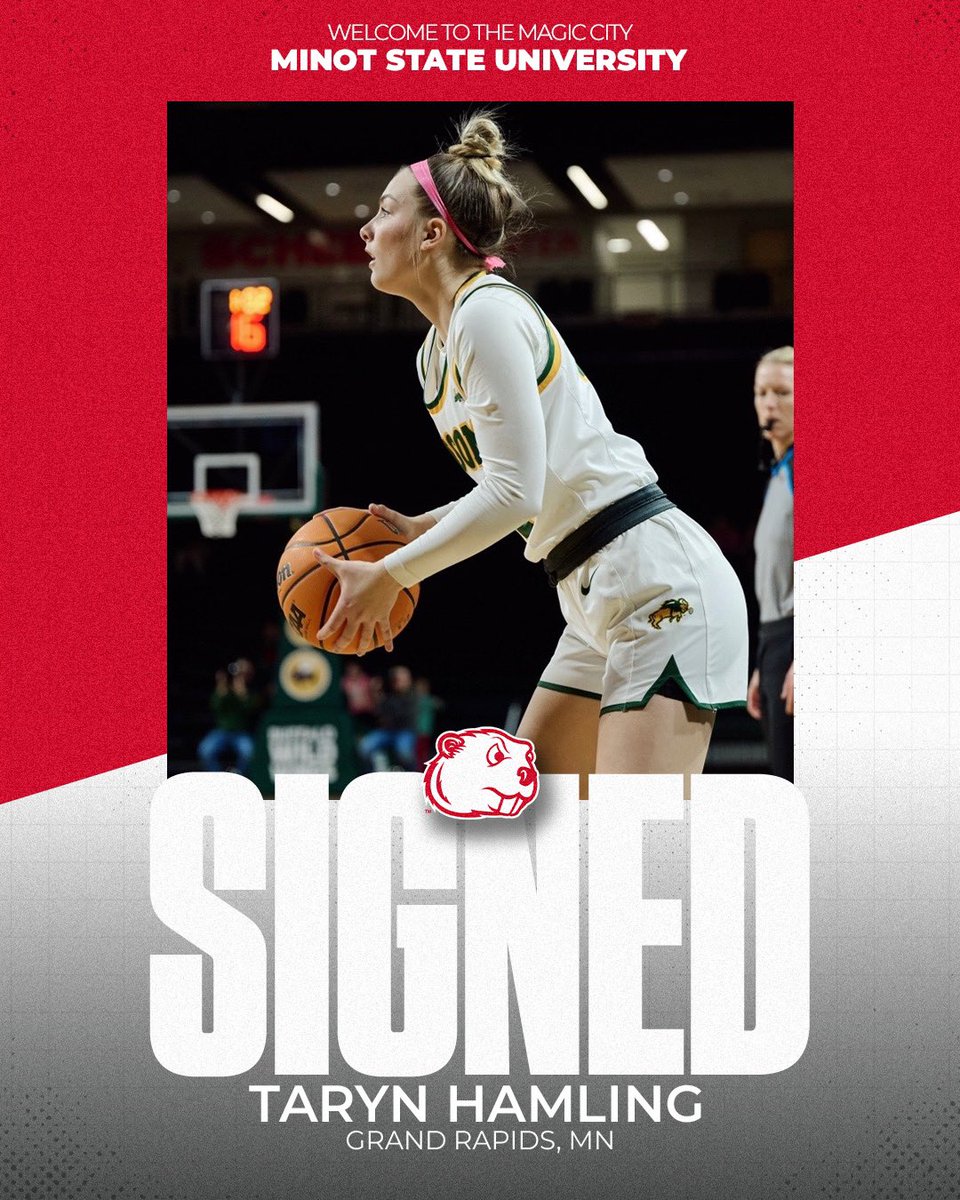 Minot State Women's Hoops (@msubeaverswbb) on Twitter photo ๐๐ญโ๐ฌ ๐จ๐๐๐ข๐๐ข๐๐ฅ โ๐ผ Welcome to the family, <a href="/tarynhamling_/">Taryn Hamling</a>! ๐ฆซ๐
#BuildTheDam ๐๐ญโ๐ฌ ๐จ๐๐๐ข๐๐ข๐๐ฅ โ๐ผ Welcome to the family, <a href="/tarynhamling_/">Taryn Hamling</a>! ๐ฆซ๐
#BuildTheDam