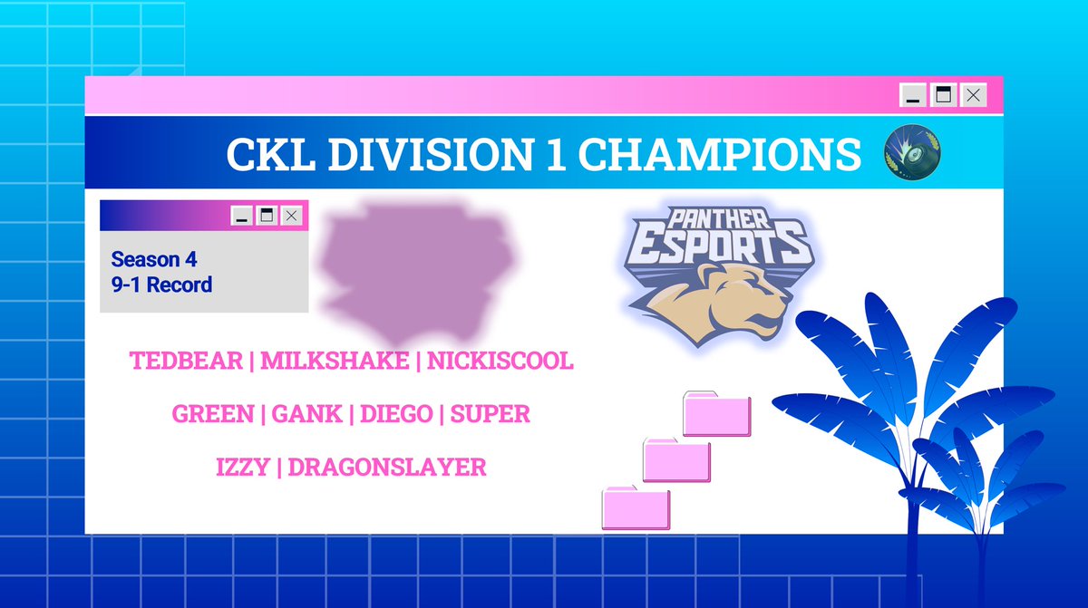 Congratulations to our incredible Mario Kart team for winning and becoming the CKL Division 1 Champions!! 

We are so proud of all the hard work they've put in this year! Go Panthers!