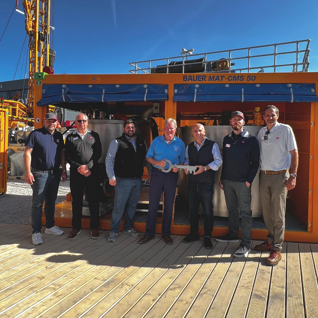 Congratulations to the team at Urban Foundations on the purchase of their new BAUER MAT CMS 45 package last week at BAUMA 2025!